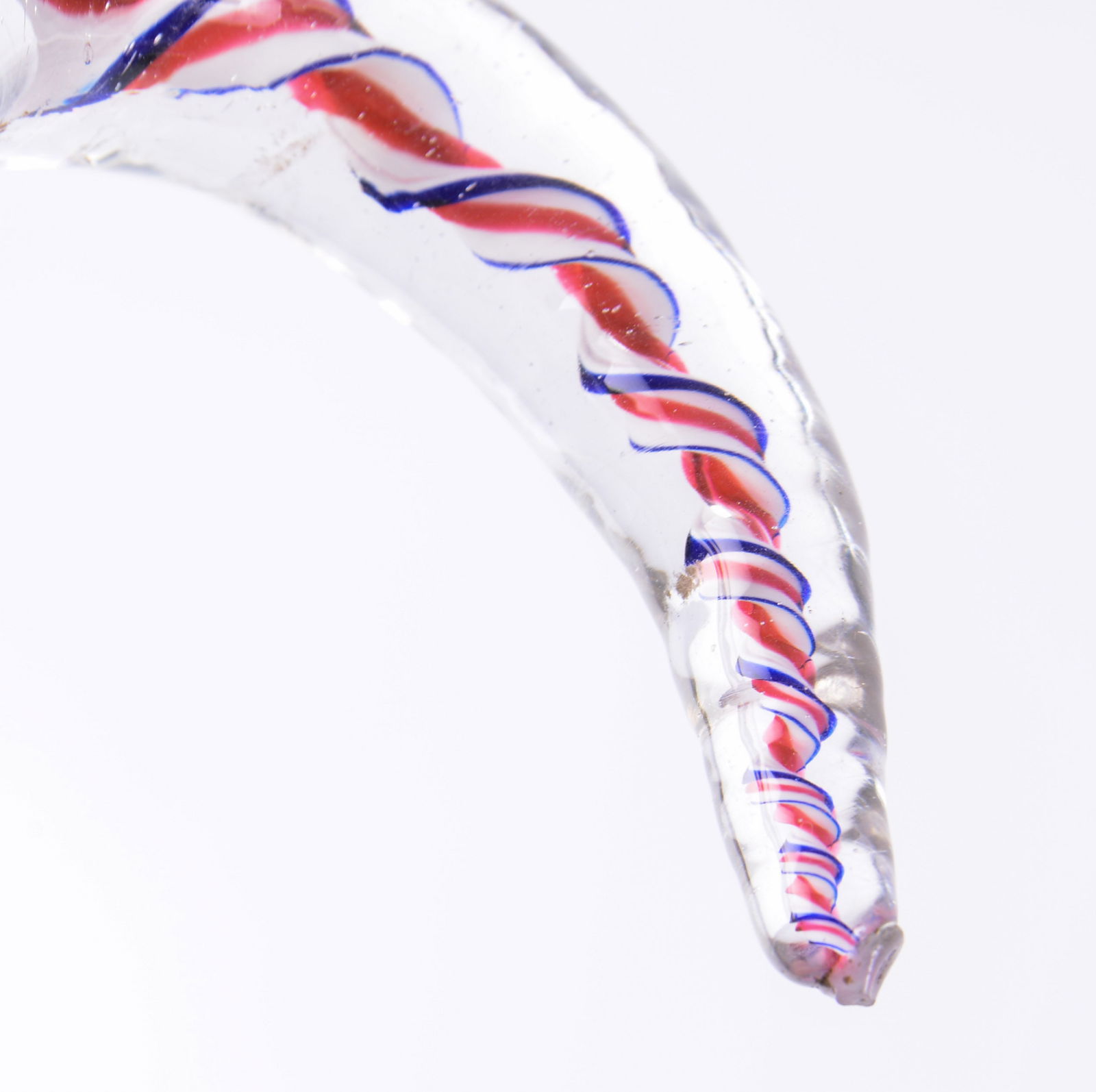 Blown Glass Candy Cane. - 5