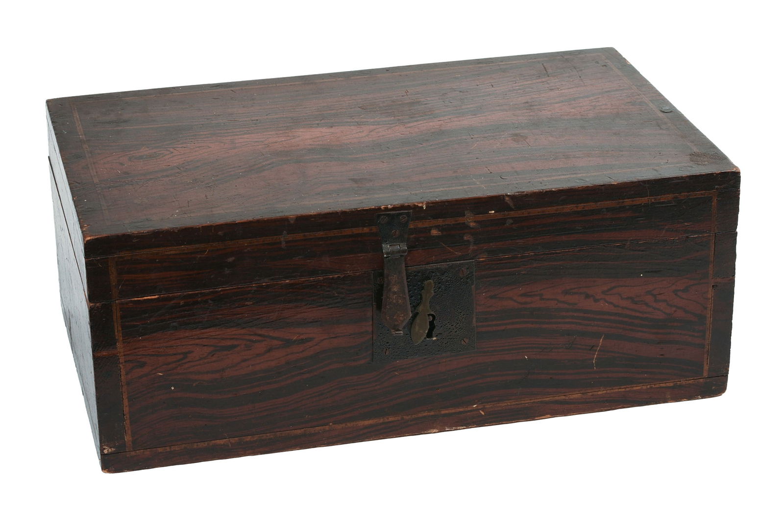 Maine Grain Painted Document Box. (1 of 6)