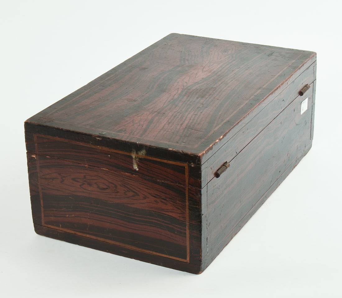 Maine Grain Painted Document Box. - 5