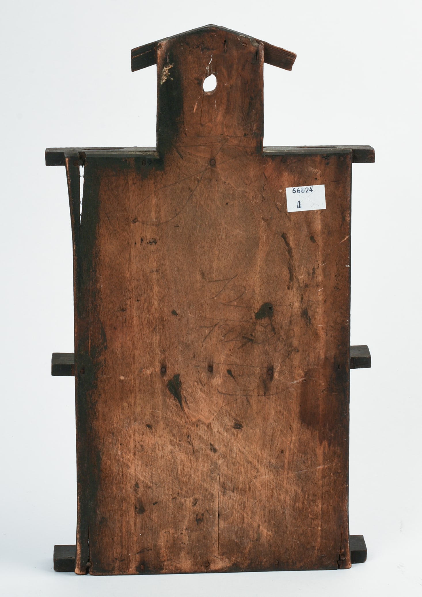 Folk Art Painted Spoon Rack. - 2