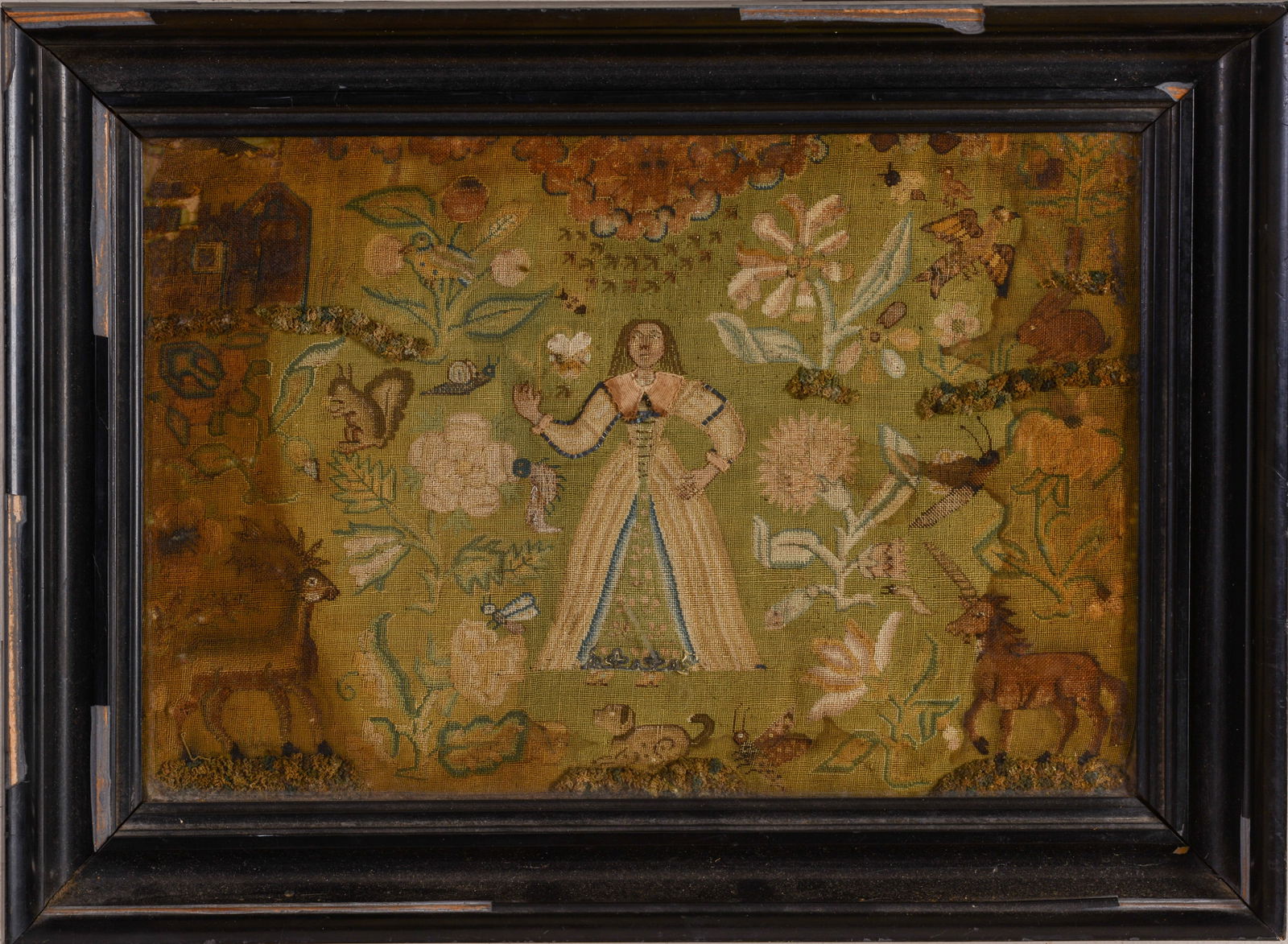 Small and Fine Needlepoint Sampler. (1 of 3)