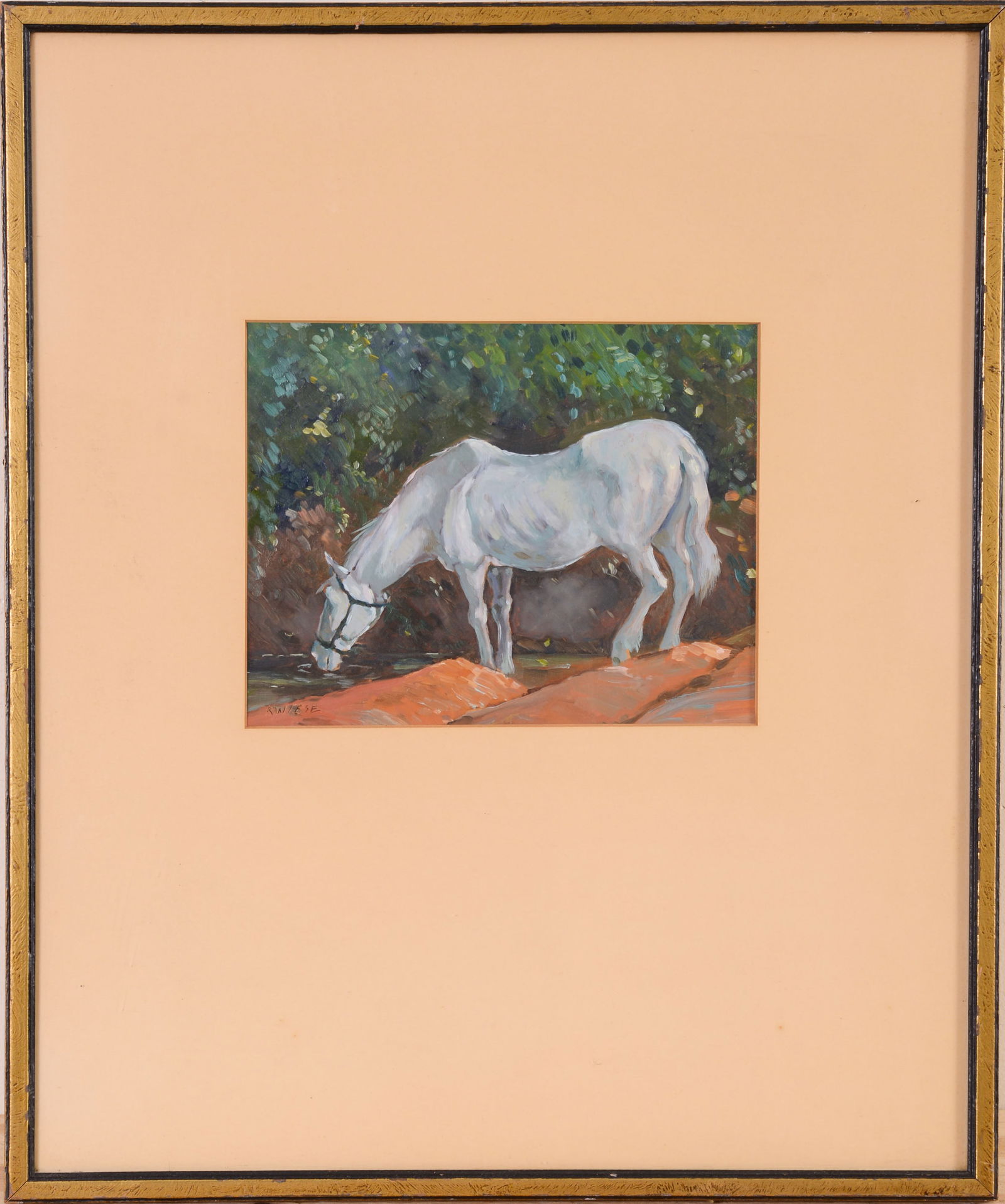 Kurt Wiese Horse Painting. (1 of 3)