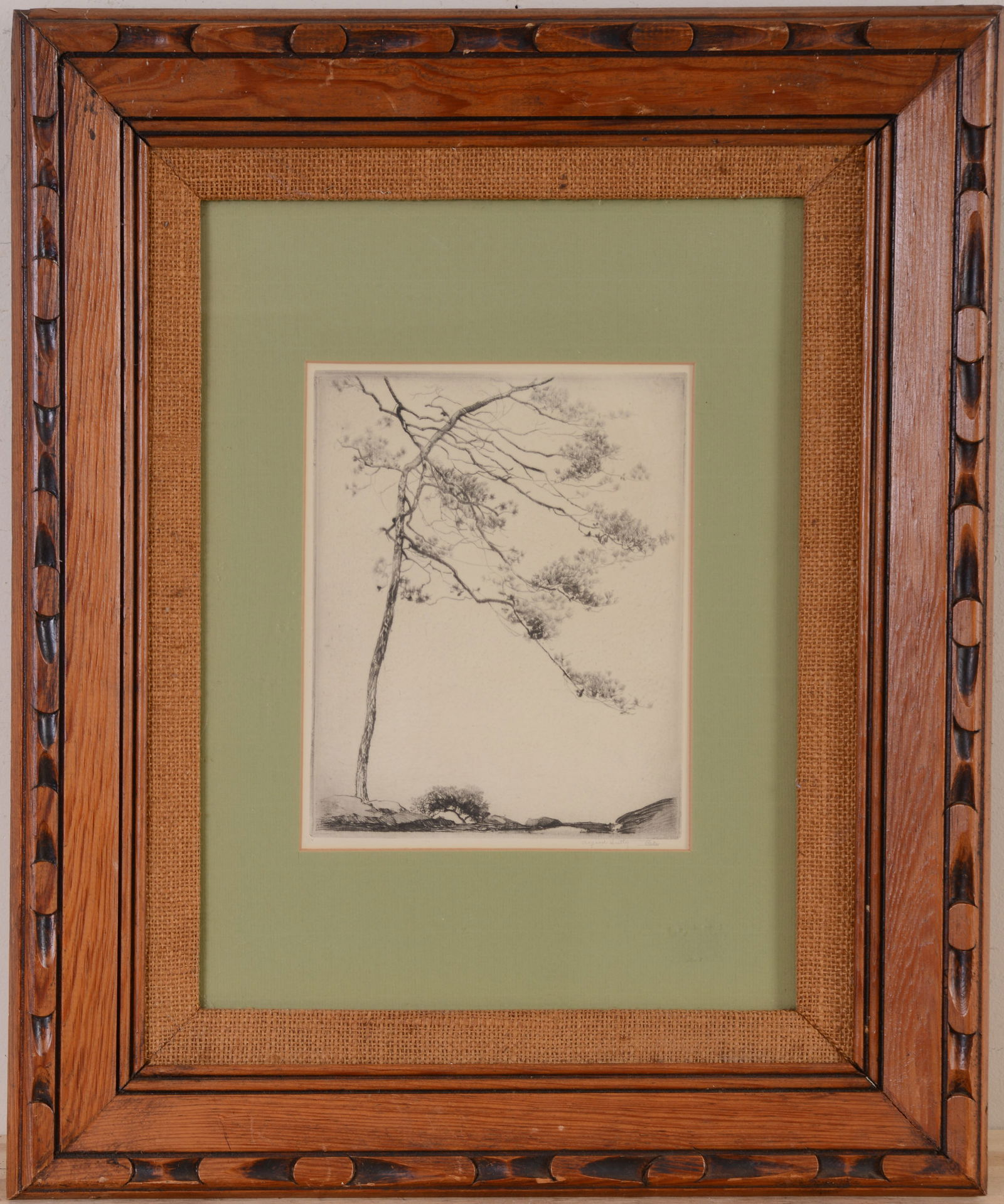 Alfred Hutty Etching. (1 of 3)