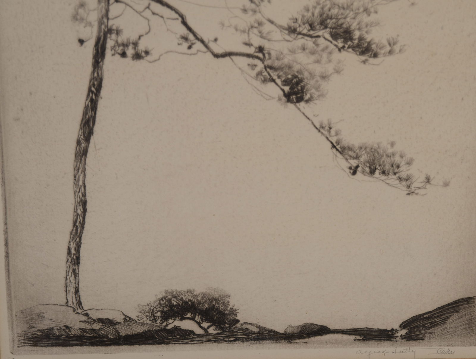 Alfred Hutty Etching. - 2