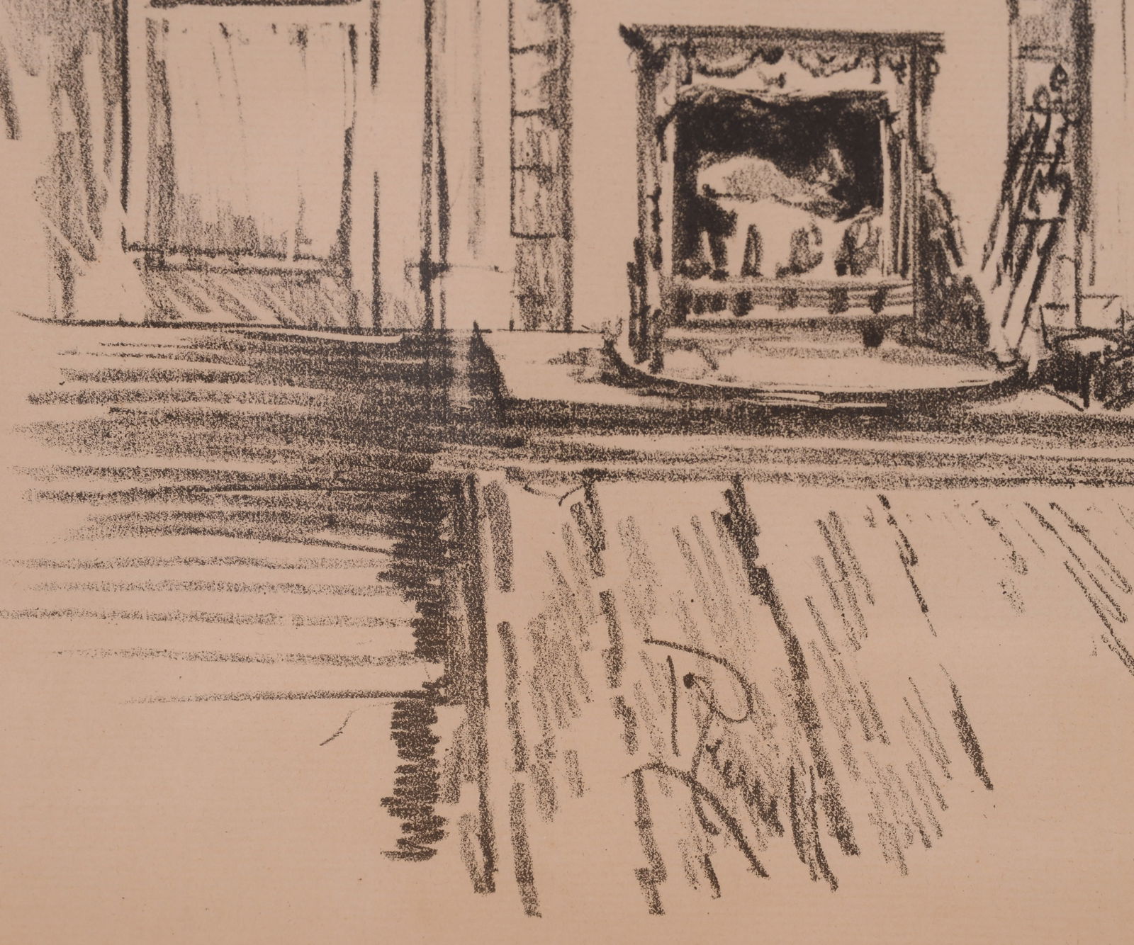 Joseph Pennell Lithograph. - 2