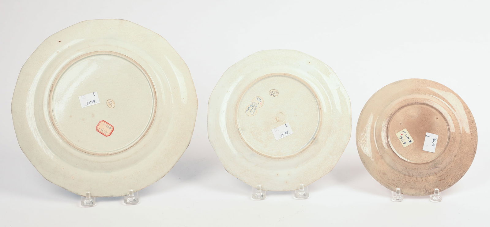 Three Spatterware Plates - 4