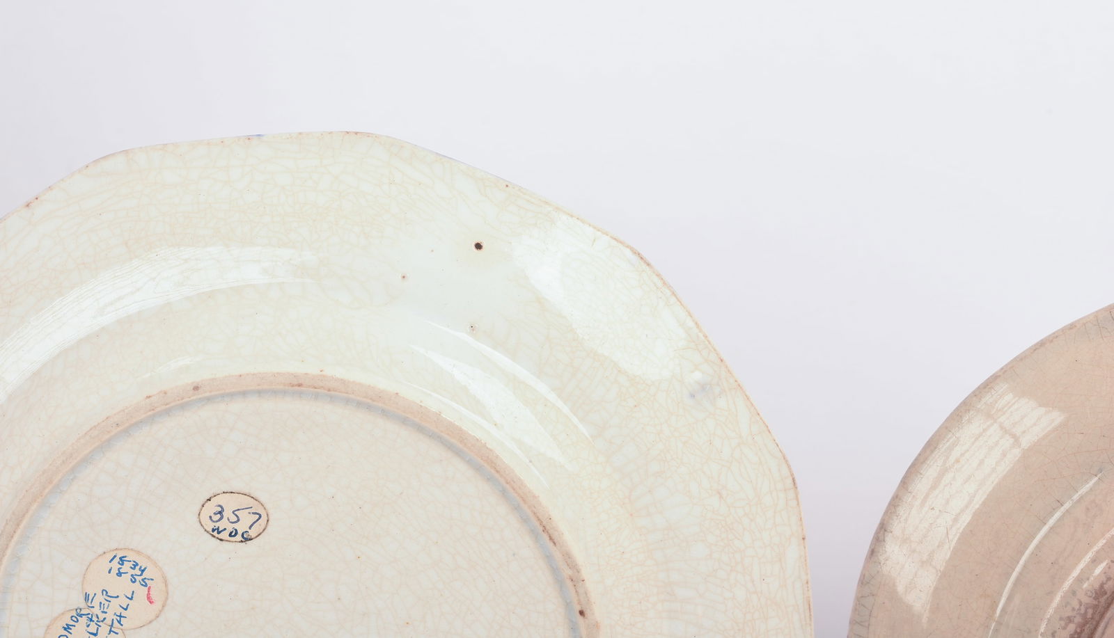 Three Spatterware Plates - 6