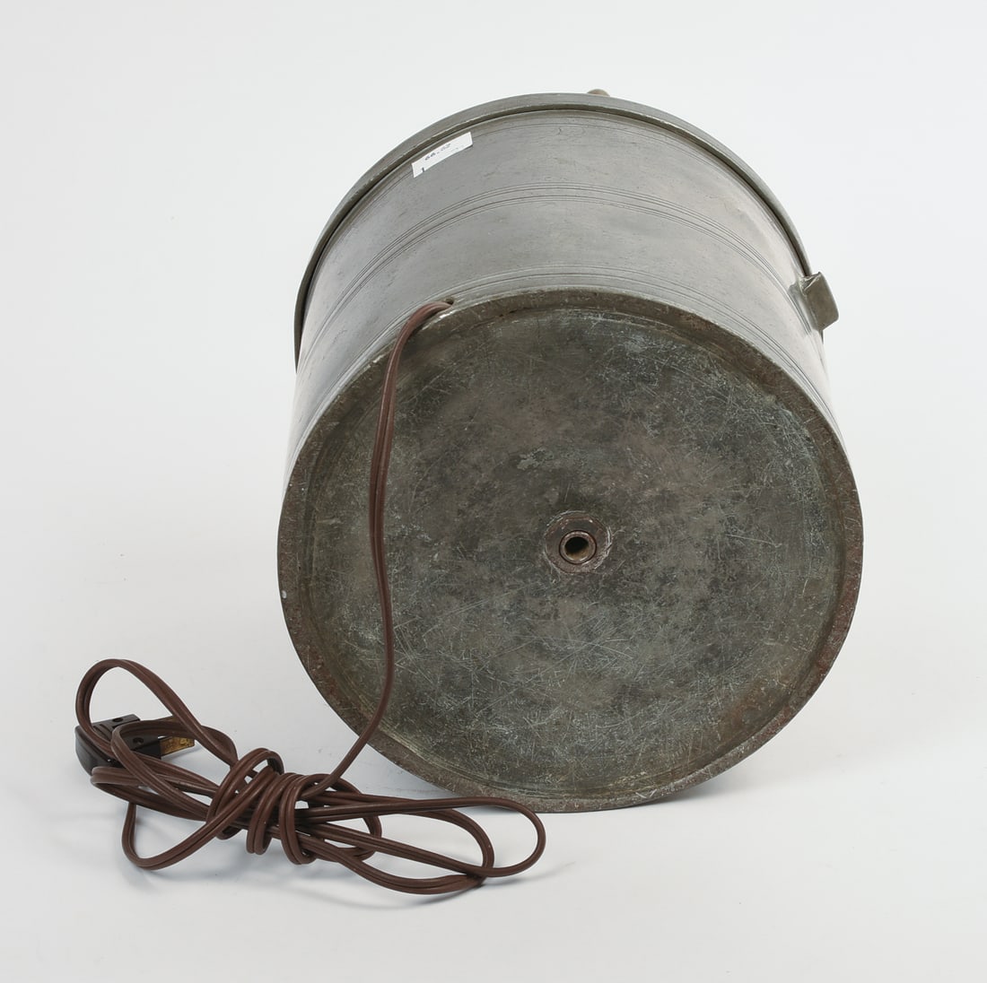 18TH C. Pewter Covered Jar - 4