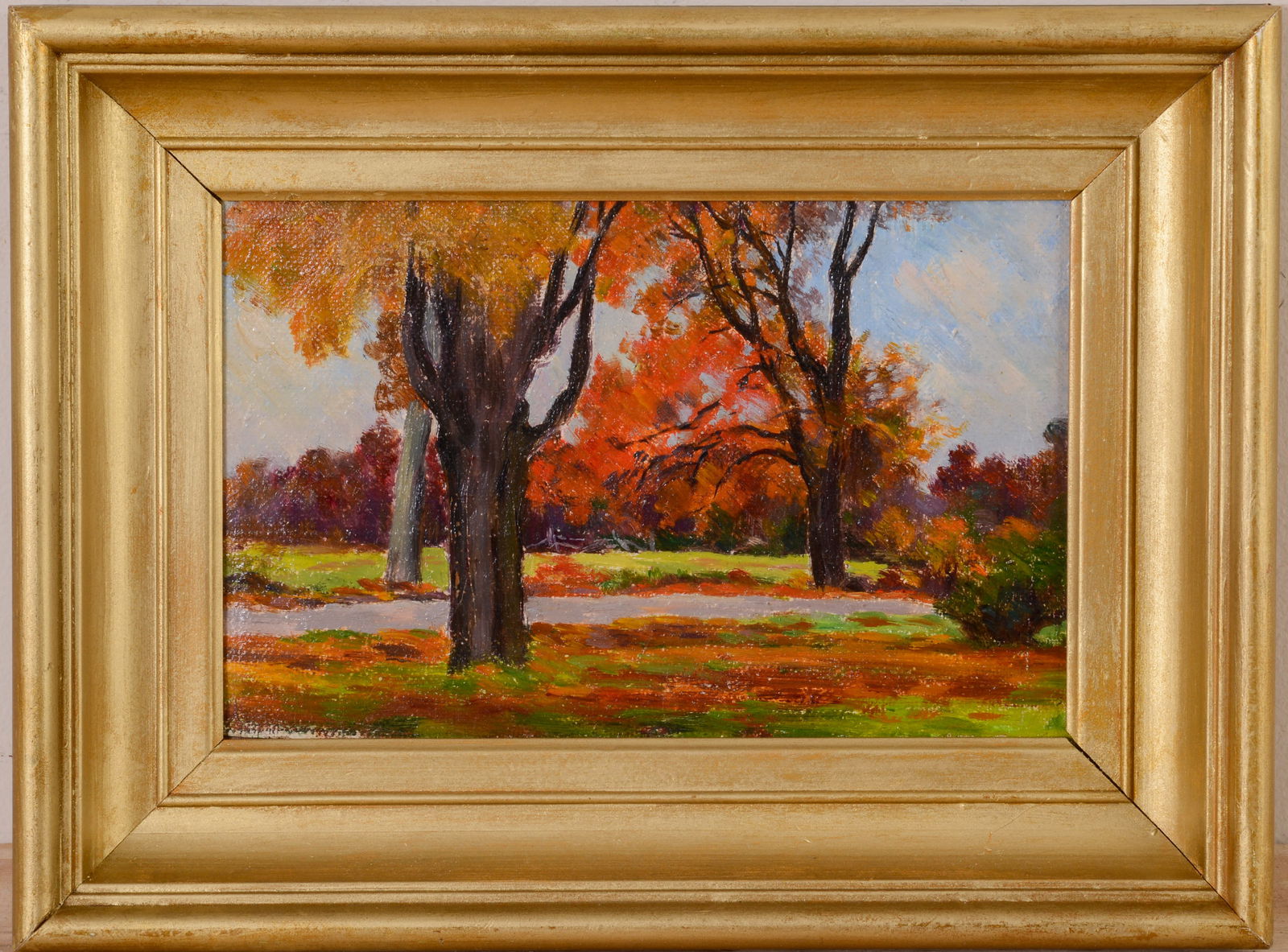 Arthur E. Ward (1863 - 1928). Autumn Landscape. (1 of 2)