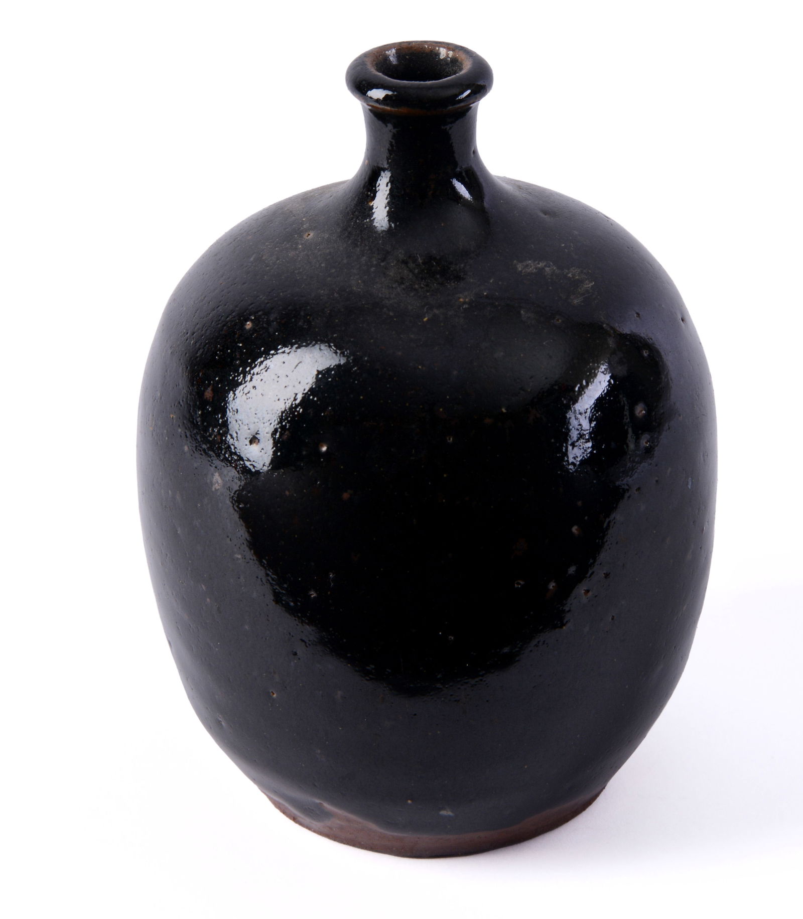 Small New England Redware Jar.: Height 5 inches, excellent condition.