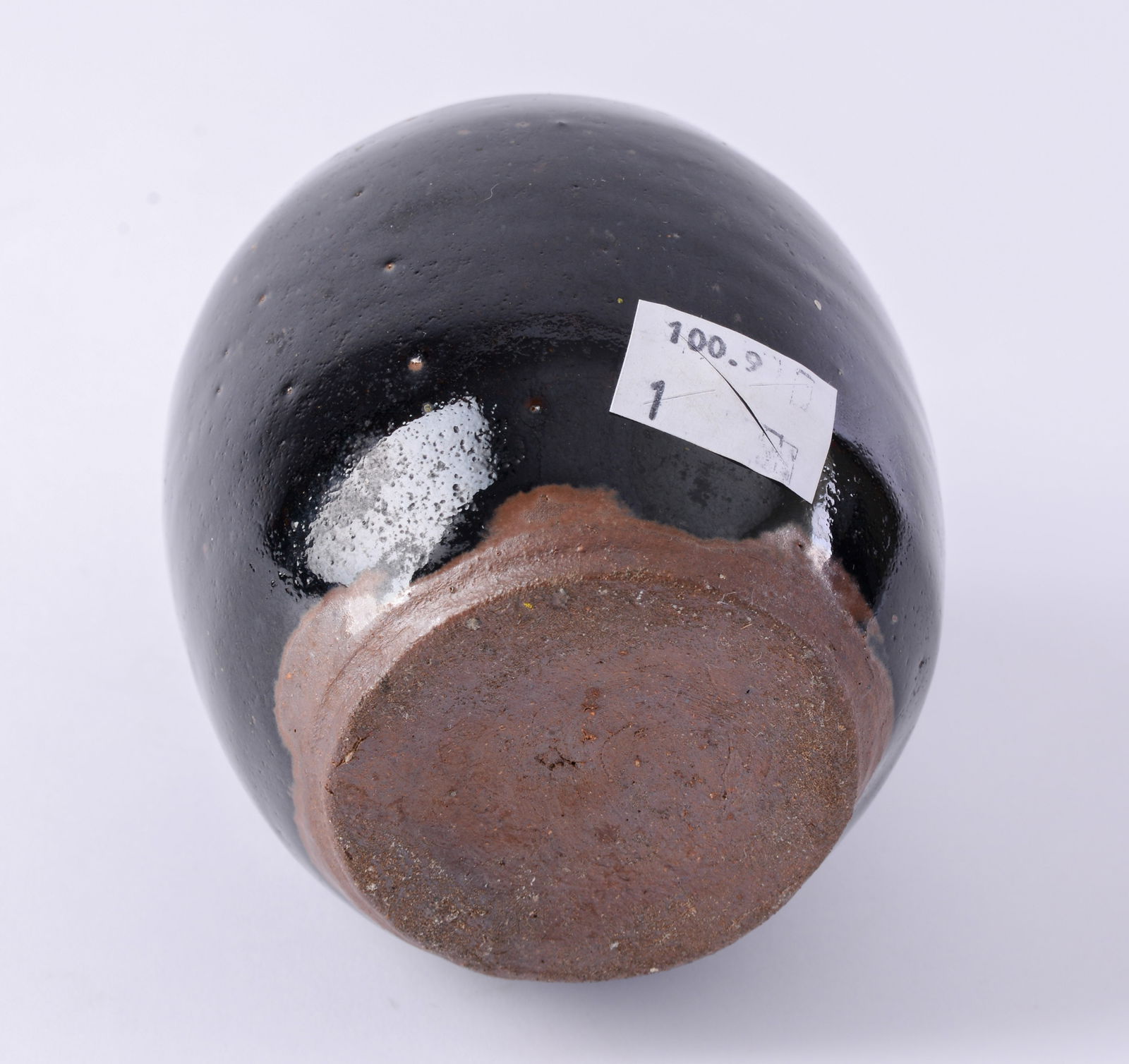 Small New England Redware Jar. - 3