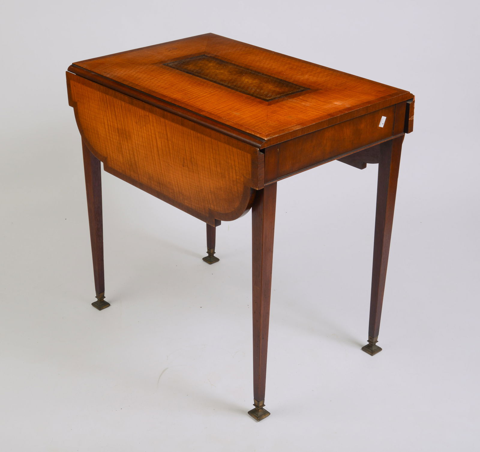 Tiger Maple Pembroke Table. - 6