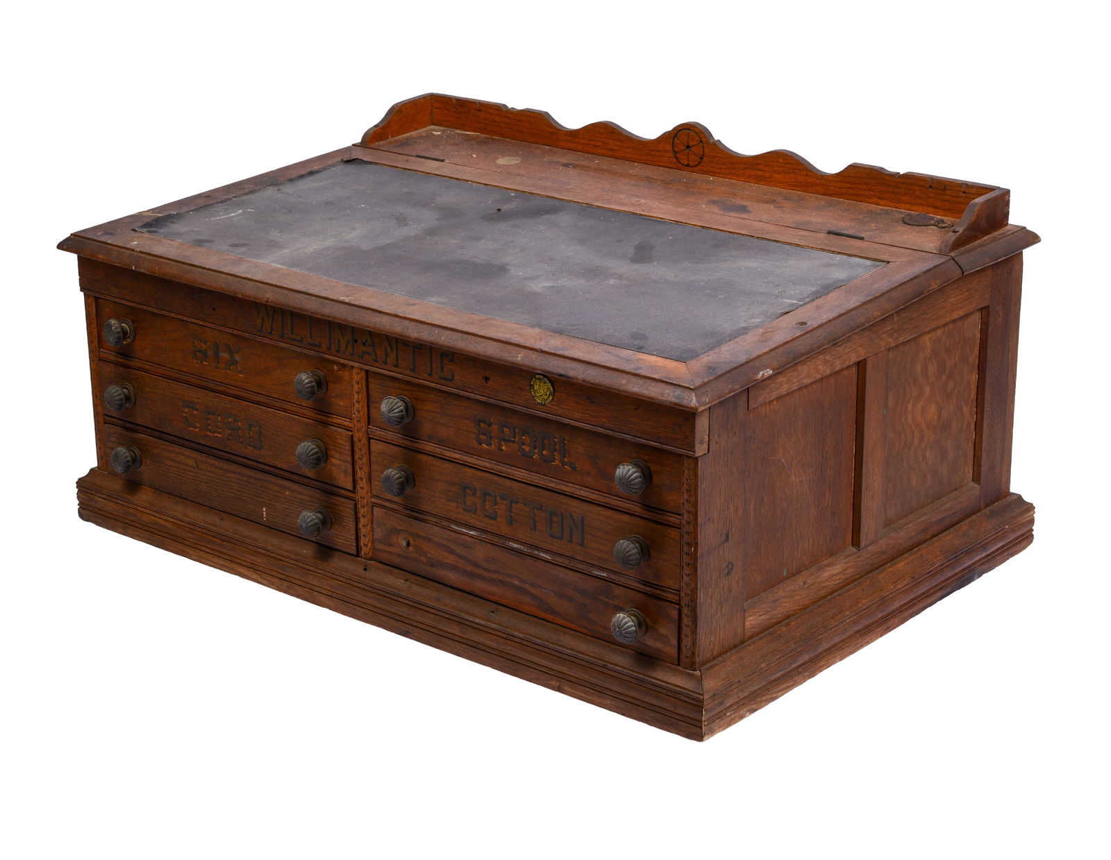 Willimantic Countertop Thread Cabinet. (1 of 6)