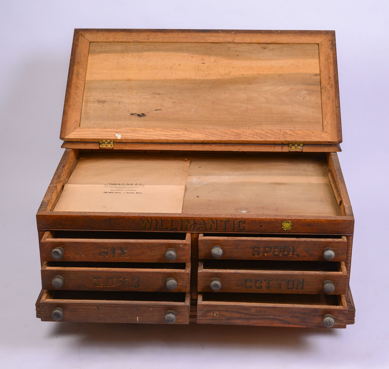 Willimantic Countertop Thread Cabinet. - 3