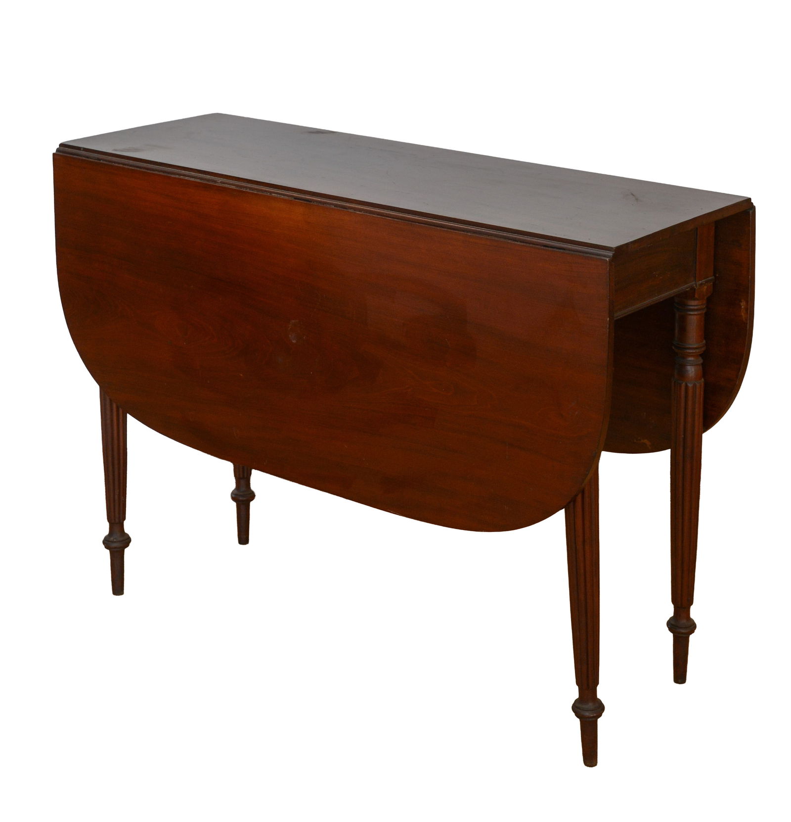 Early 19th Century Federal Mahogany Drop Leaf Table (1 of 4)
