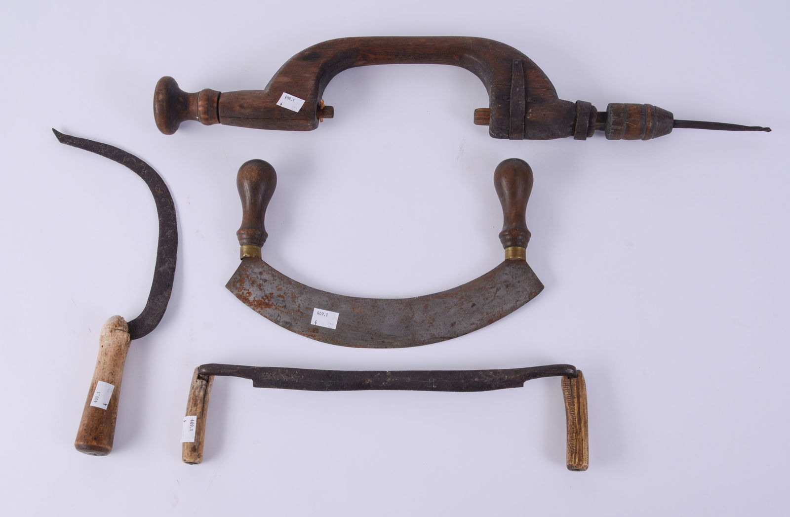 Four Antique Tools. - 4