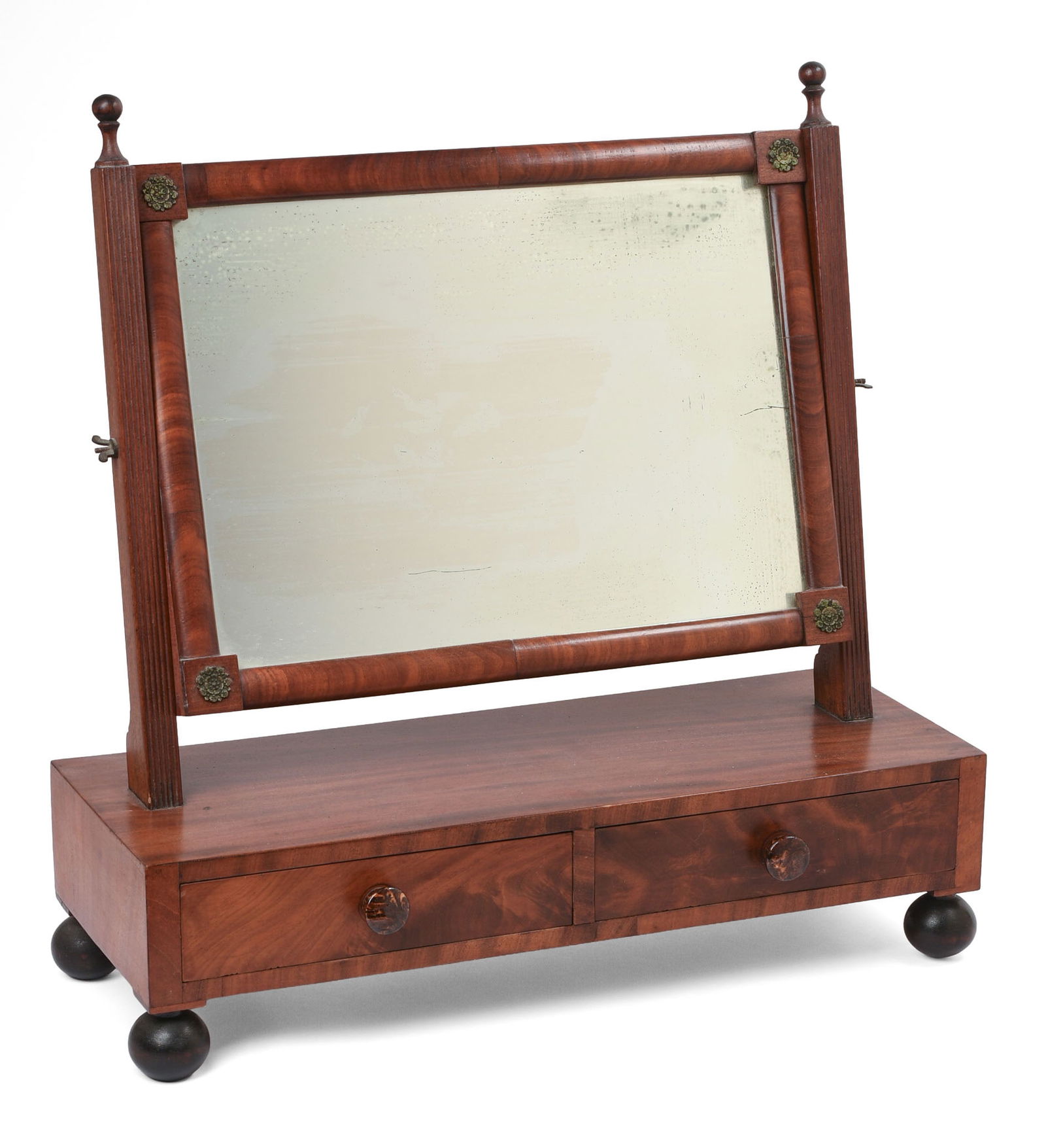 Federal Mahogany Dressing Mirror. (1 of 5)