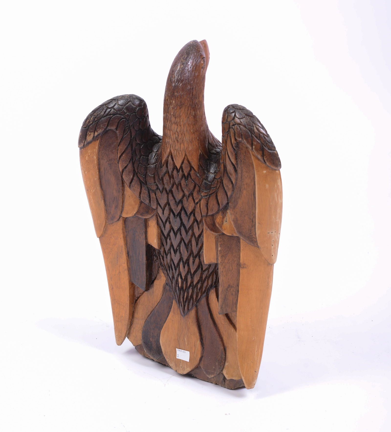 Large Folk Art Carved Eagle. - 2