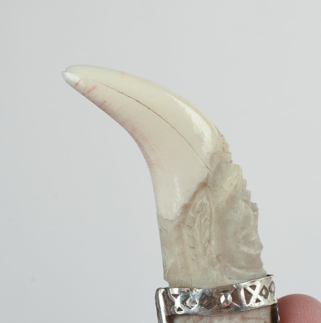 Six Bear Claw Sterling Pendants. - 5