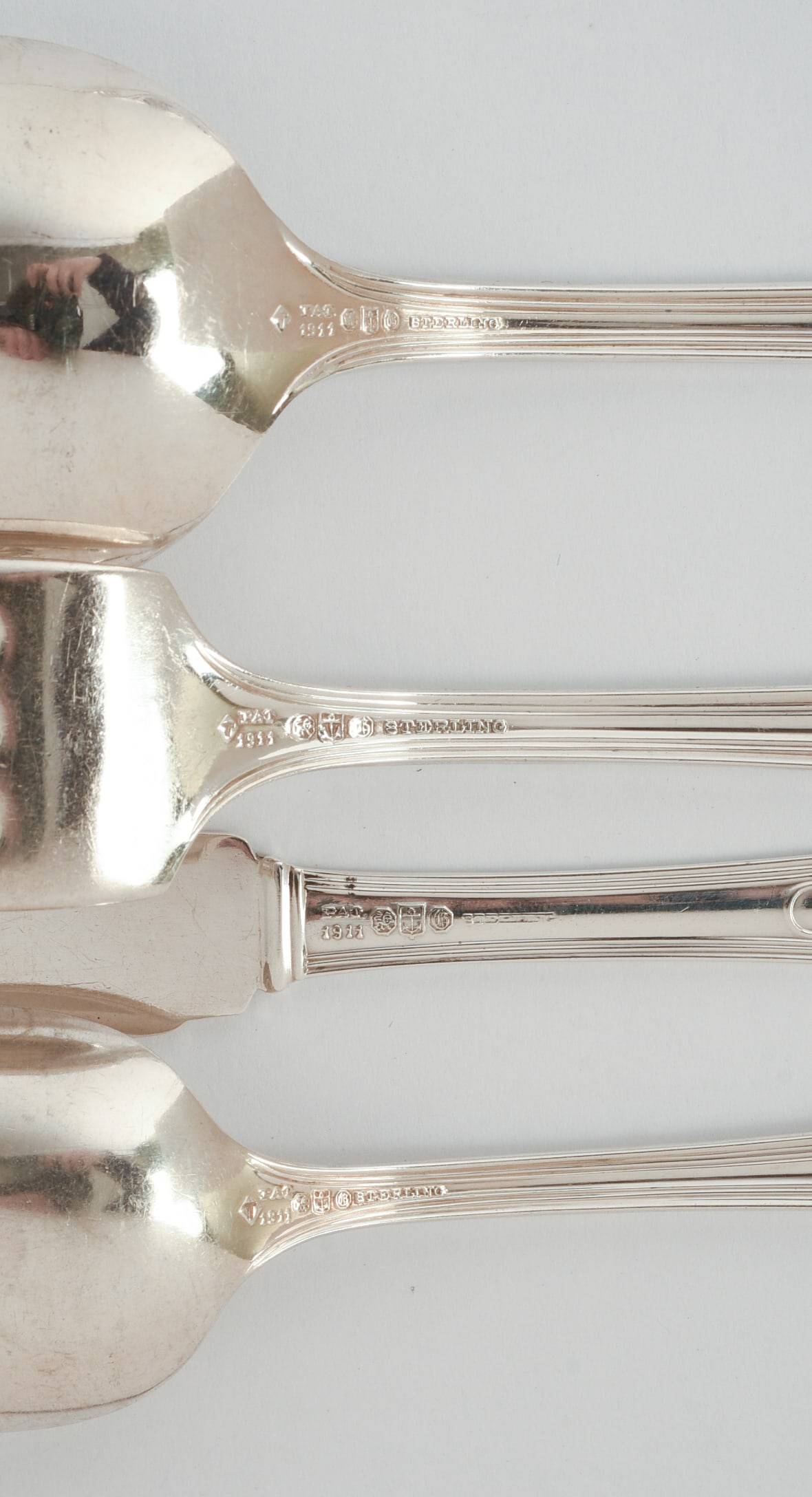 Gorham Plymouth Pattern Sterling Silver Flatware. - 3
