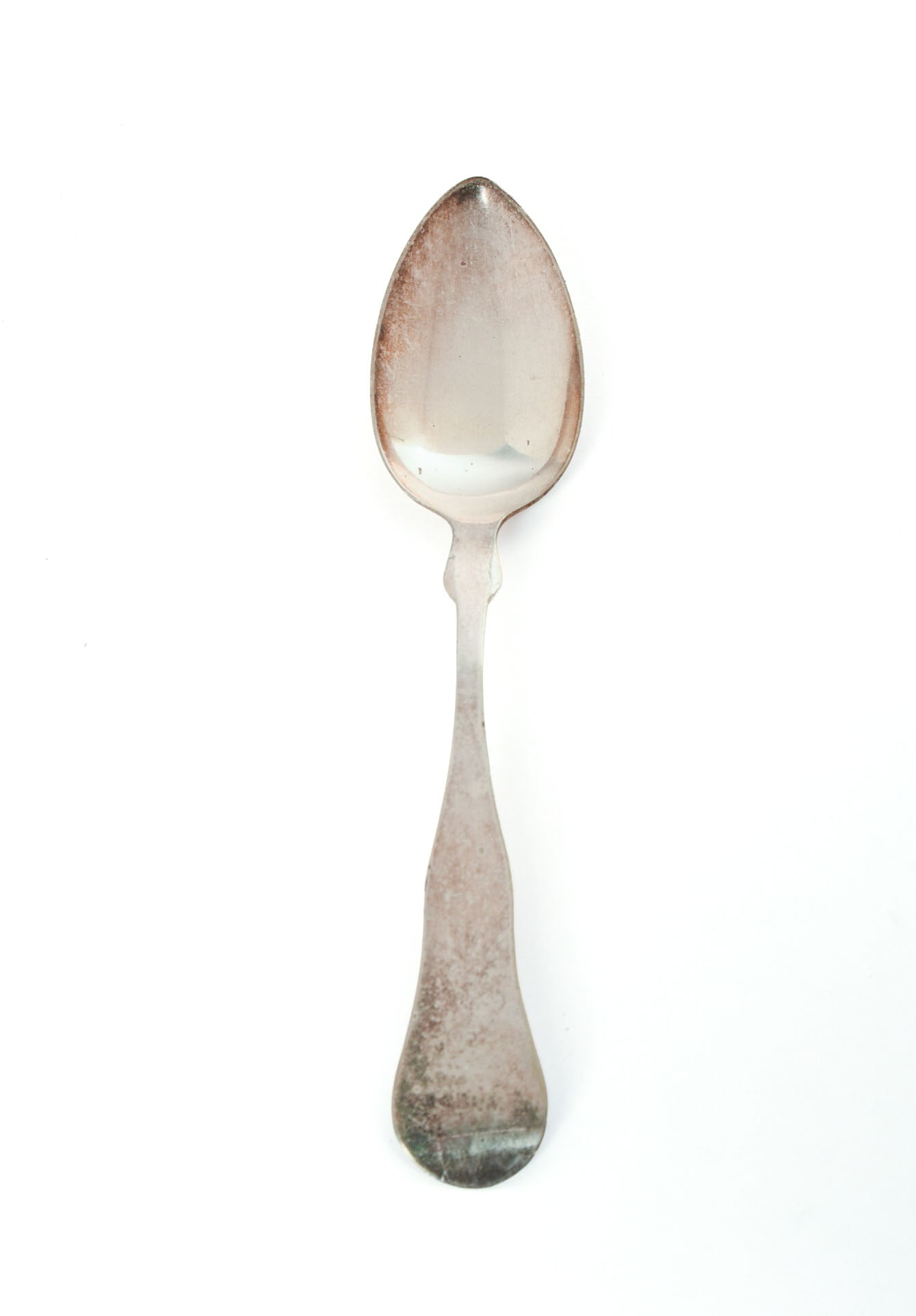 Early Coin Silver Spoon.: Length 7.5 inches, 29 grams.