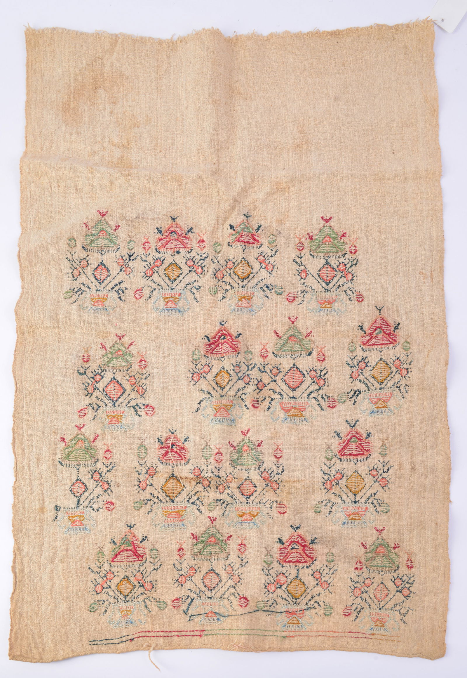 19th Century Needlepoint Sampler. - 3