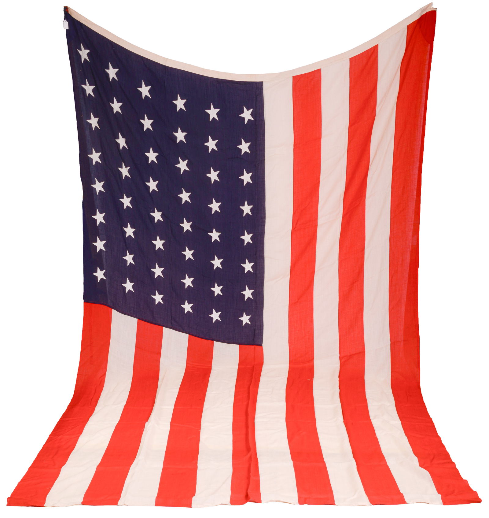 Very Large 48 Star American Flag.: 8 feet by 11 feet 10 inches. All wool, by Sterling, dated 1924. Excellent condition.