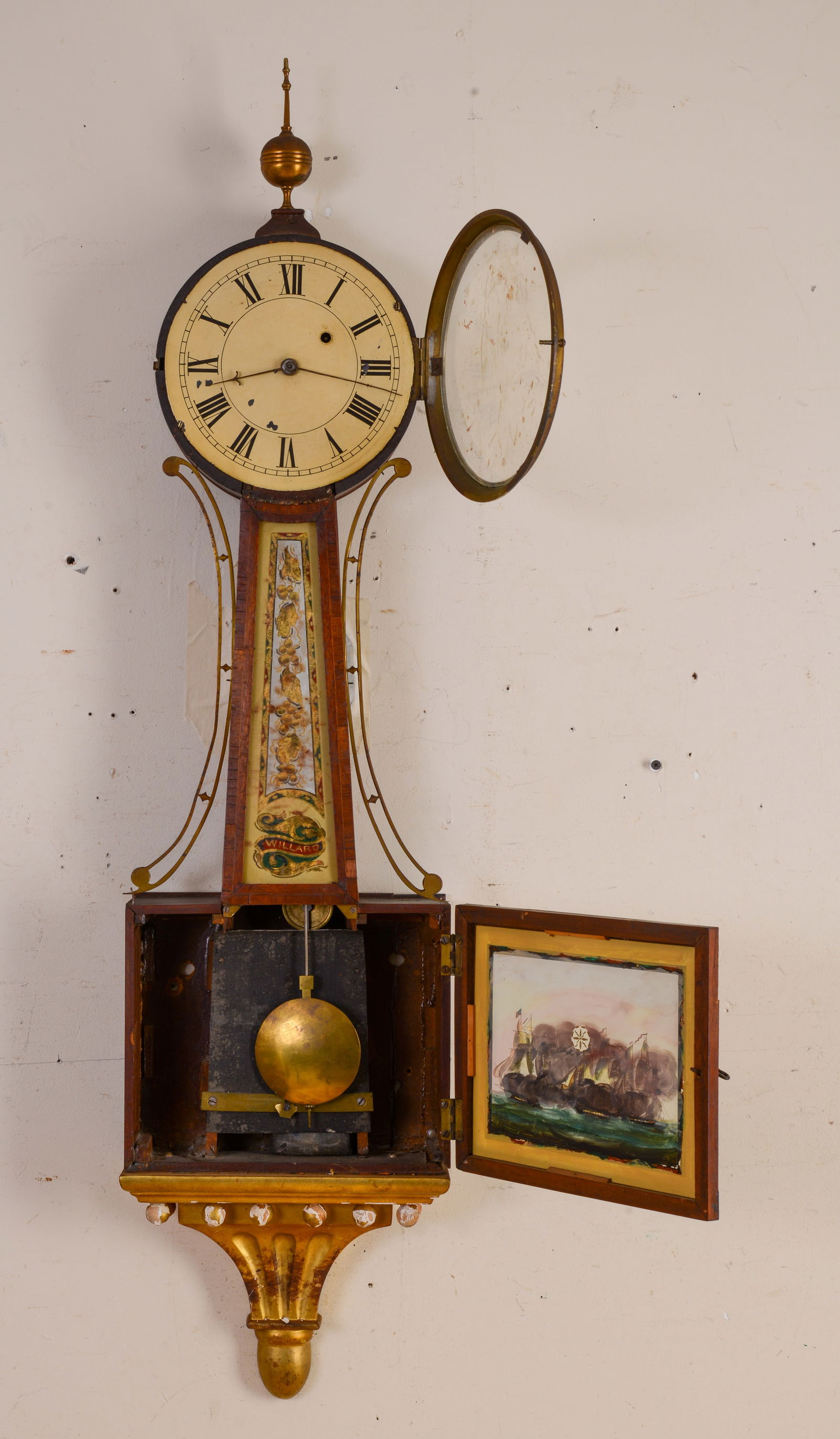 19th Century Willard Banjo Clock. - 5