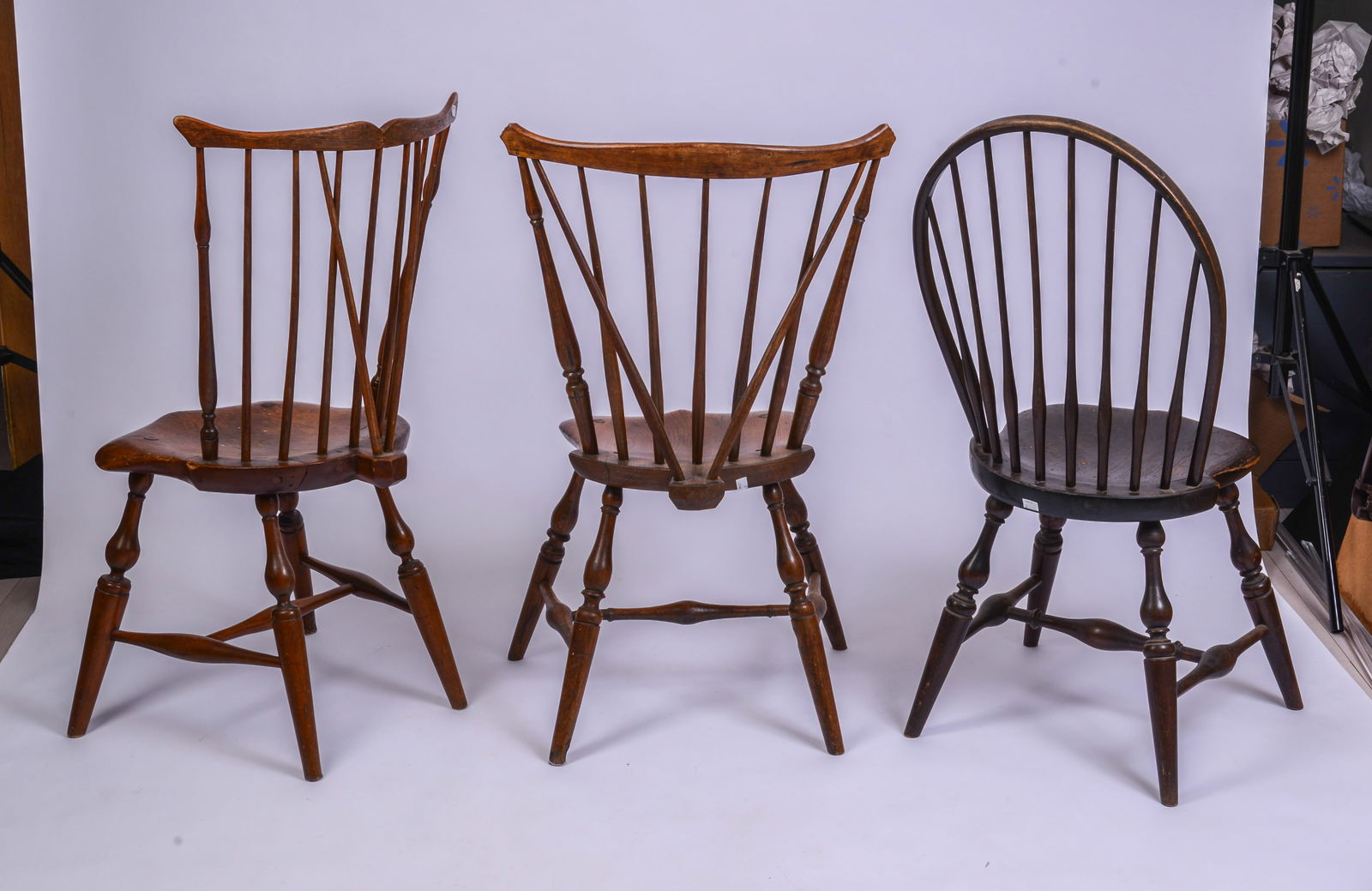 Three Windsor Chairs. - 2