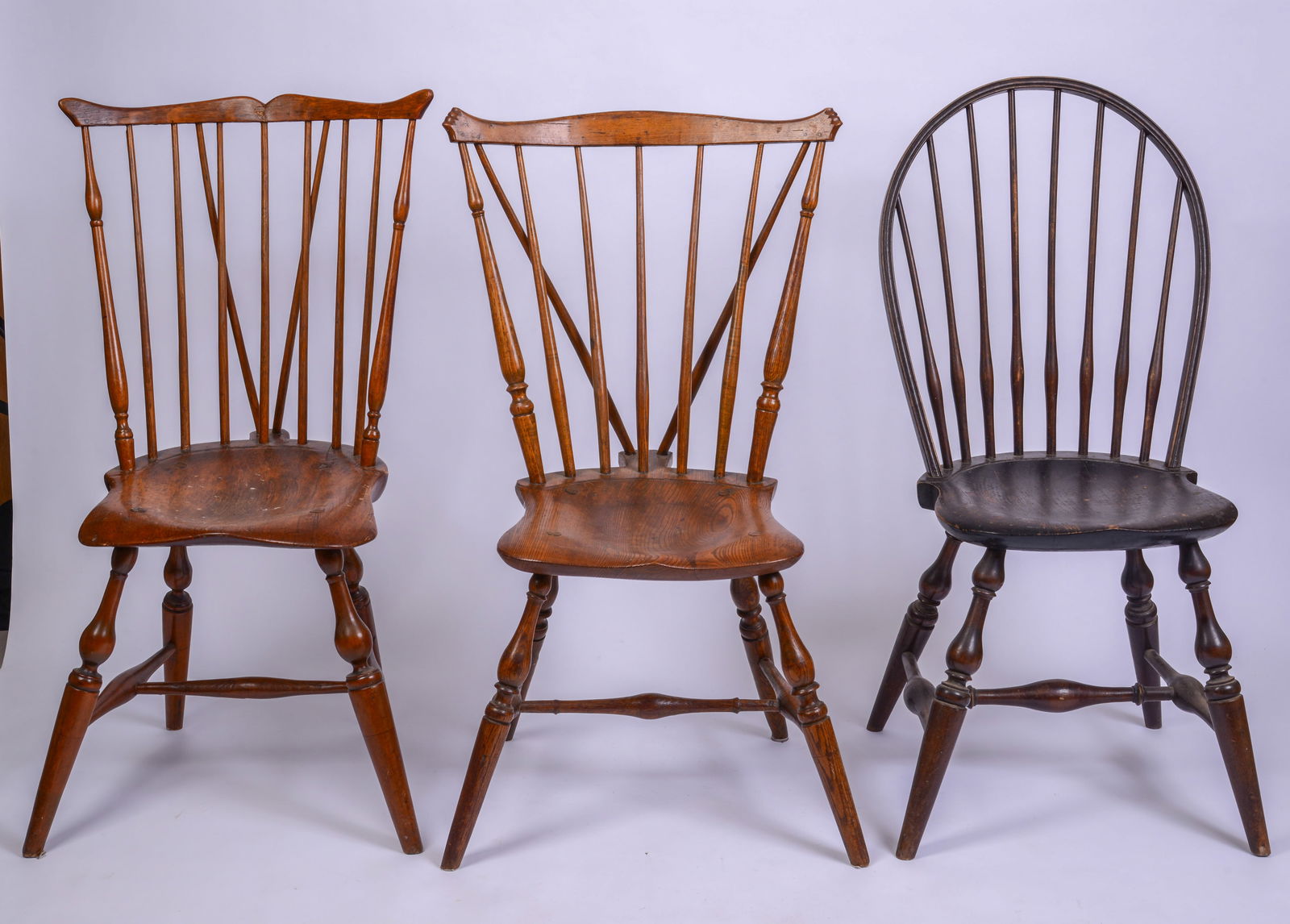 Three Windsor Chairs. - 4