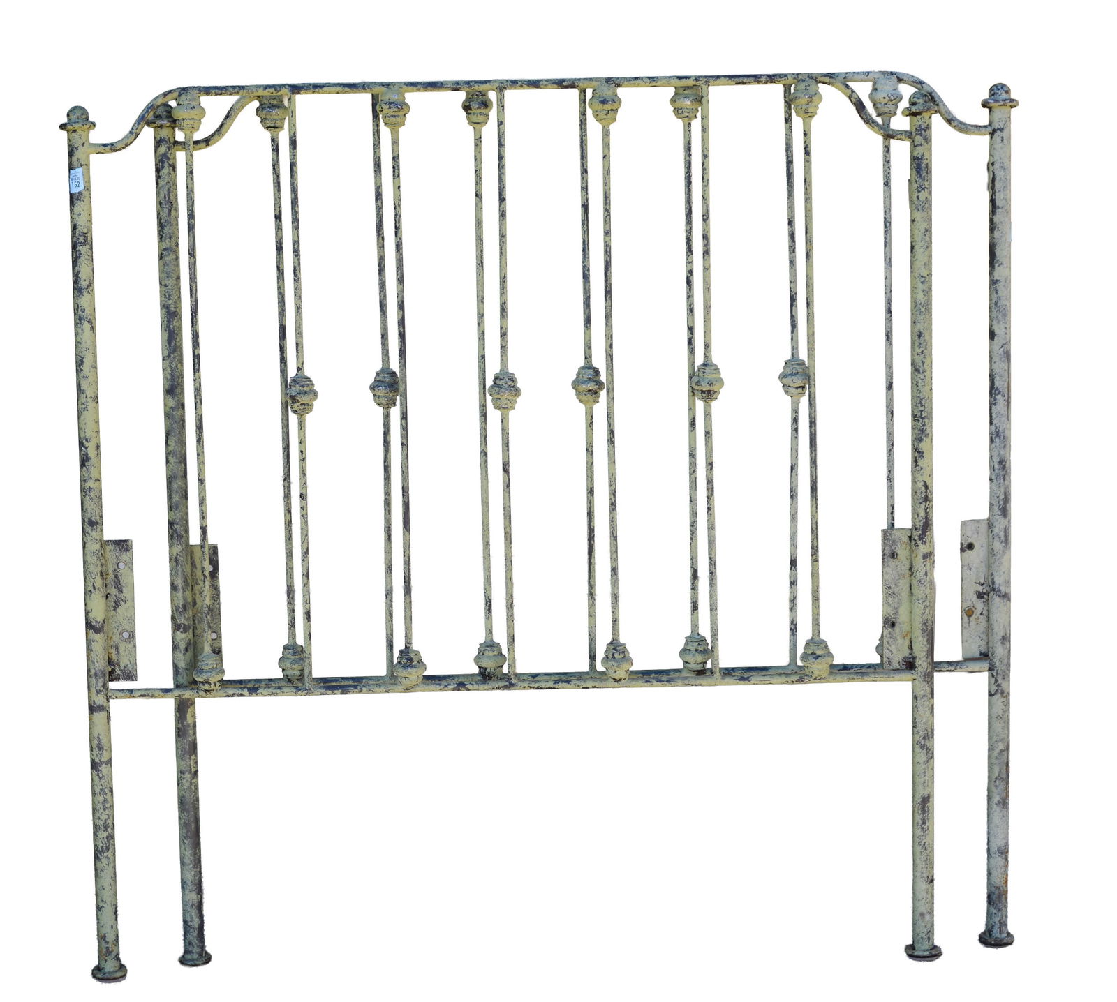 Brass Bed With Patinated Finish. (1 of 2)