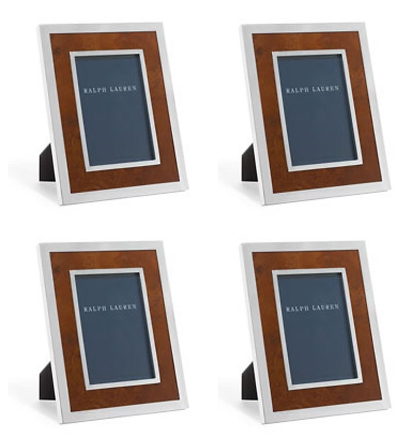 Four Ralph Lauren Bar Set 5 x 7 Picture Frames.: New in box, original MSRP $295 each.