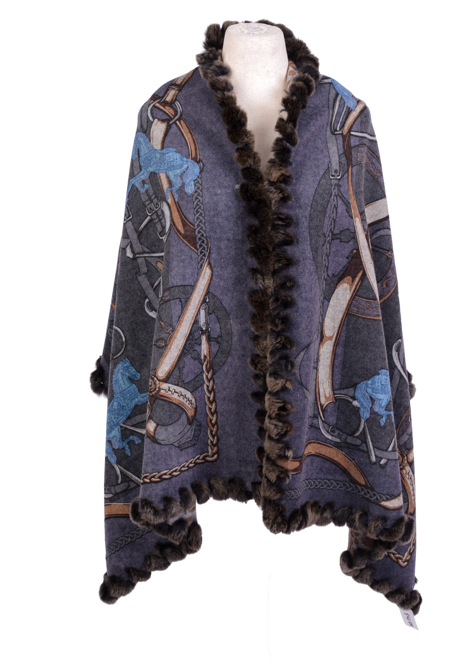 CF Charm Furs Throw.: From the collection of Jane Morgan. 52 x 68 inches.