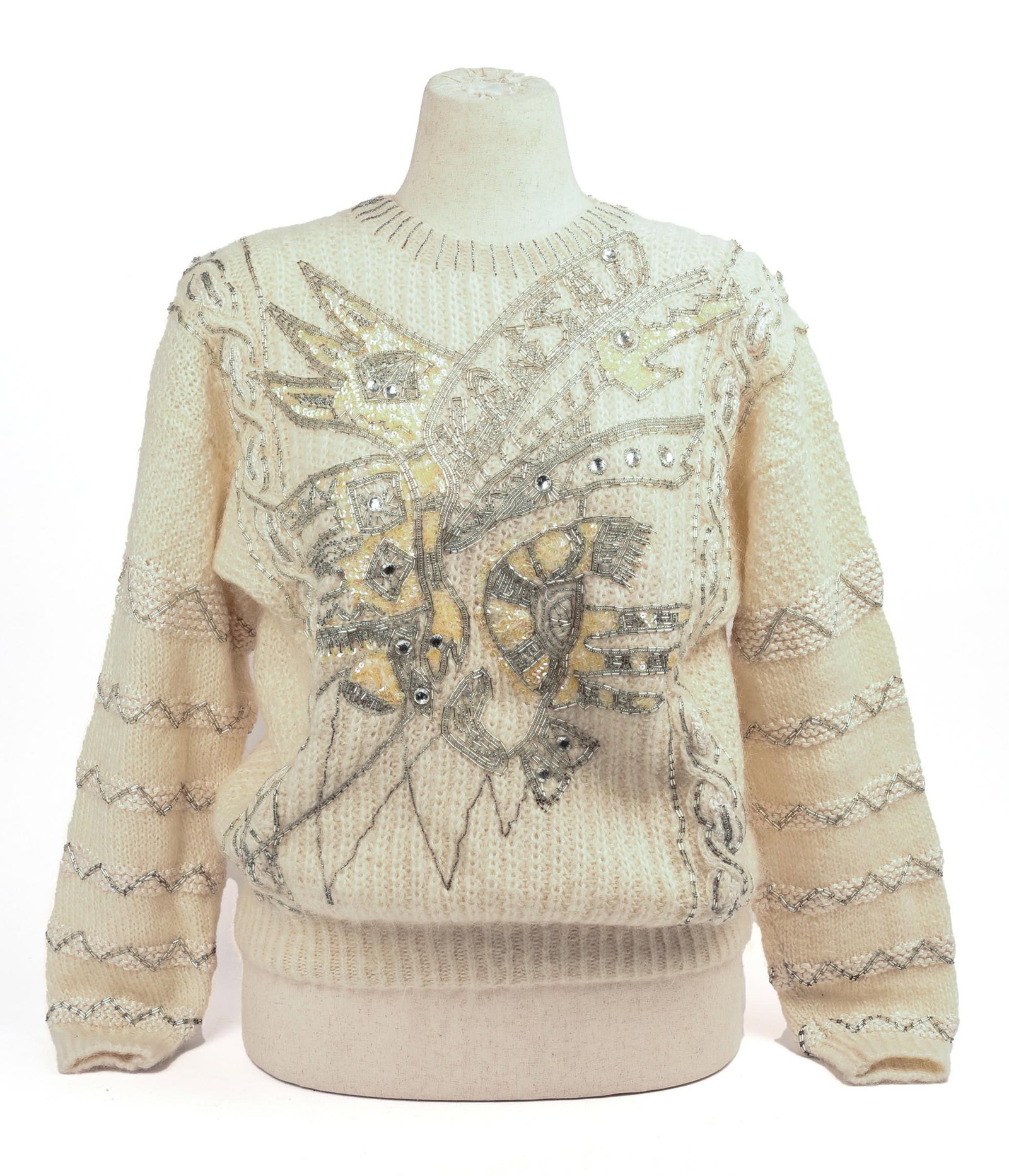 Kansai O2 Sweater with Rhinestones and Beads. (1 of 5)