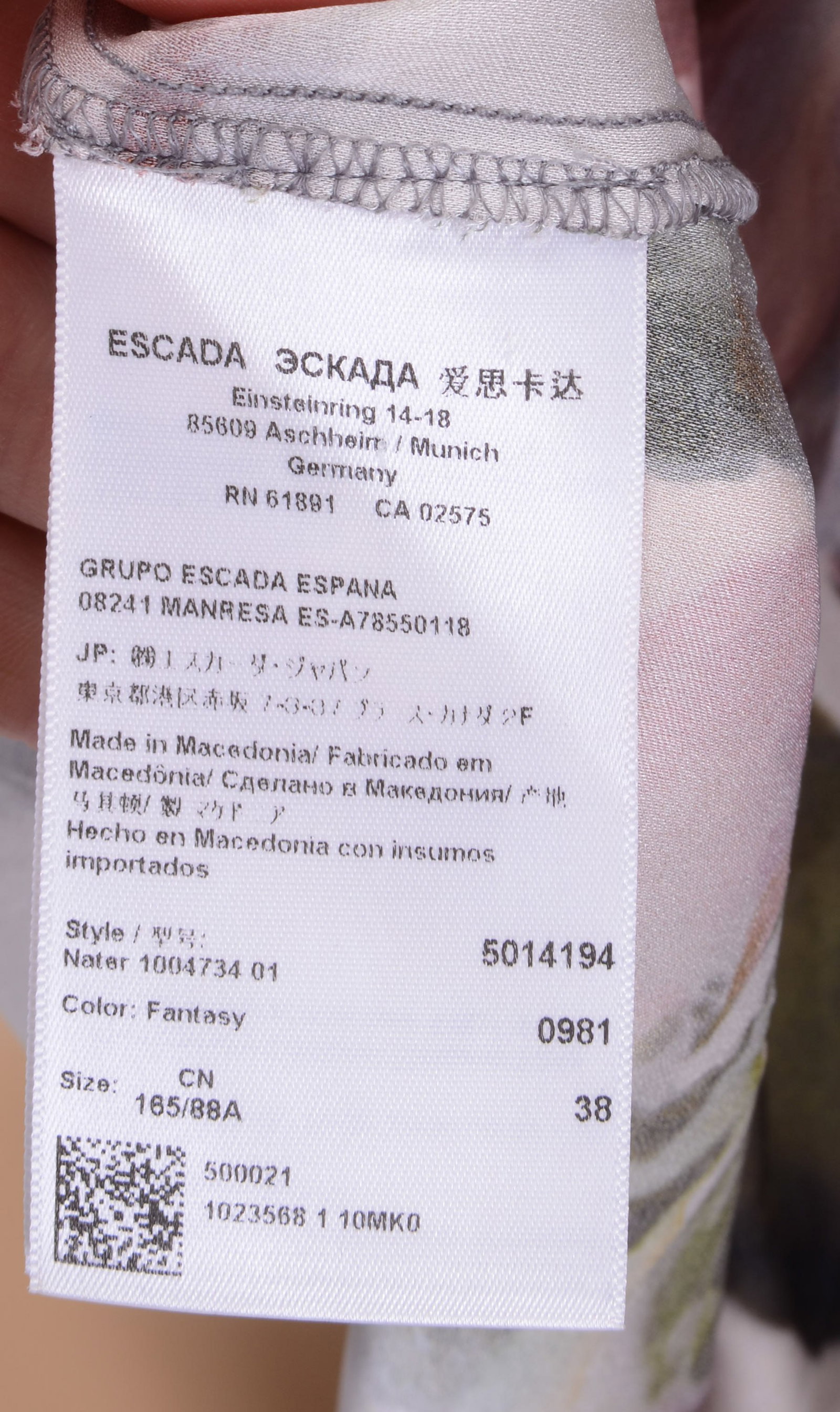 Escada Floral Blouse. - 5