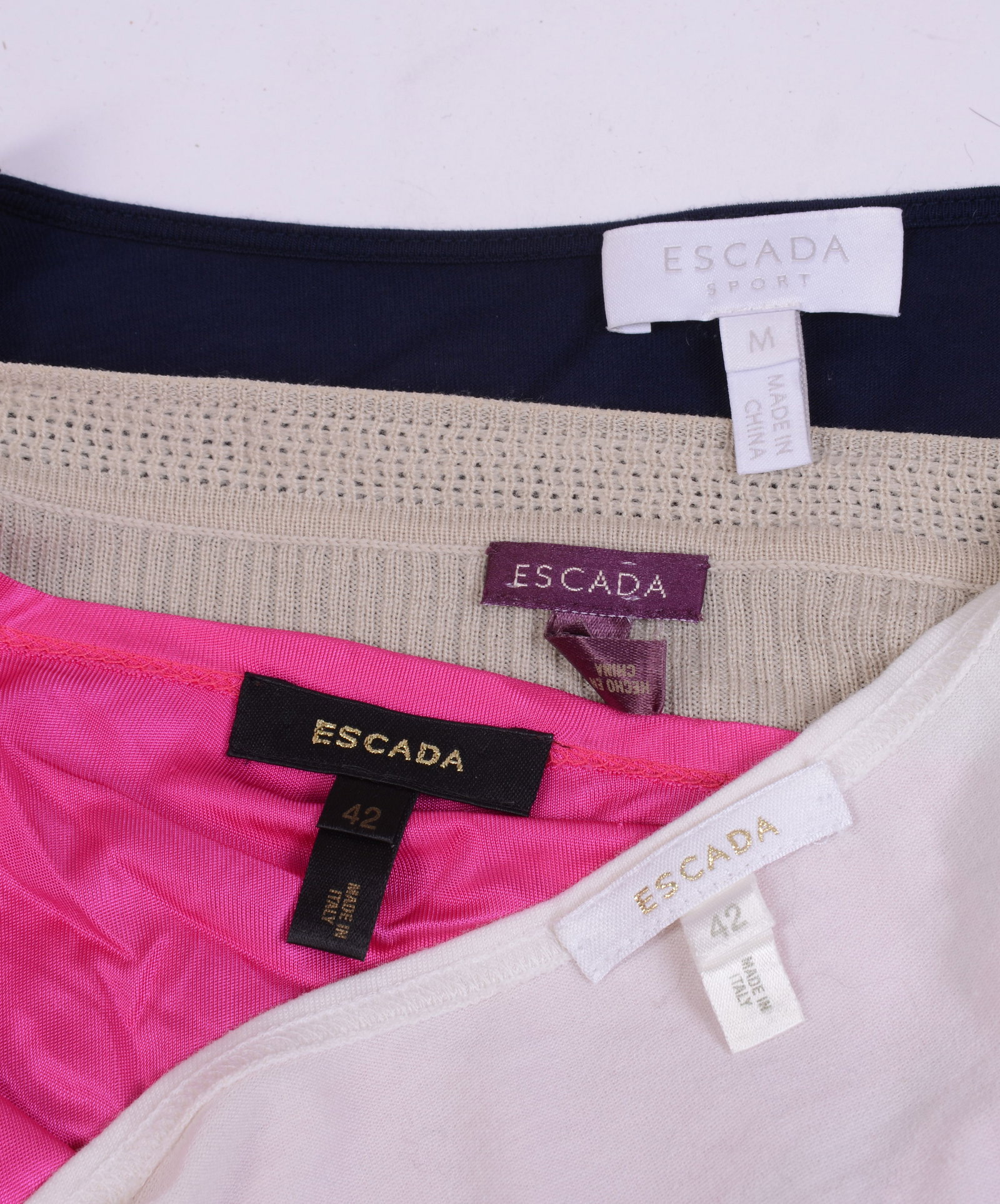 Four Escada Tops. - 6