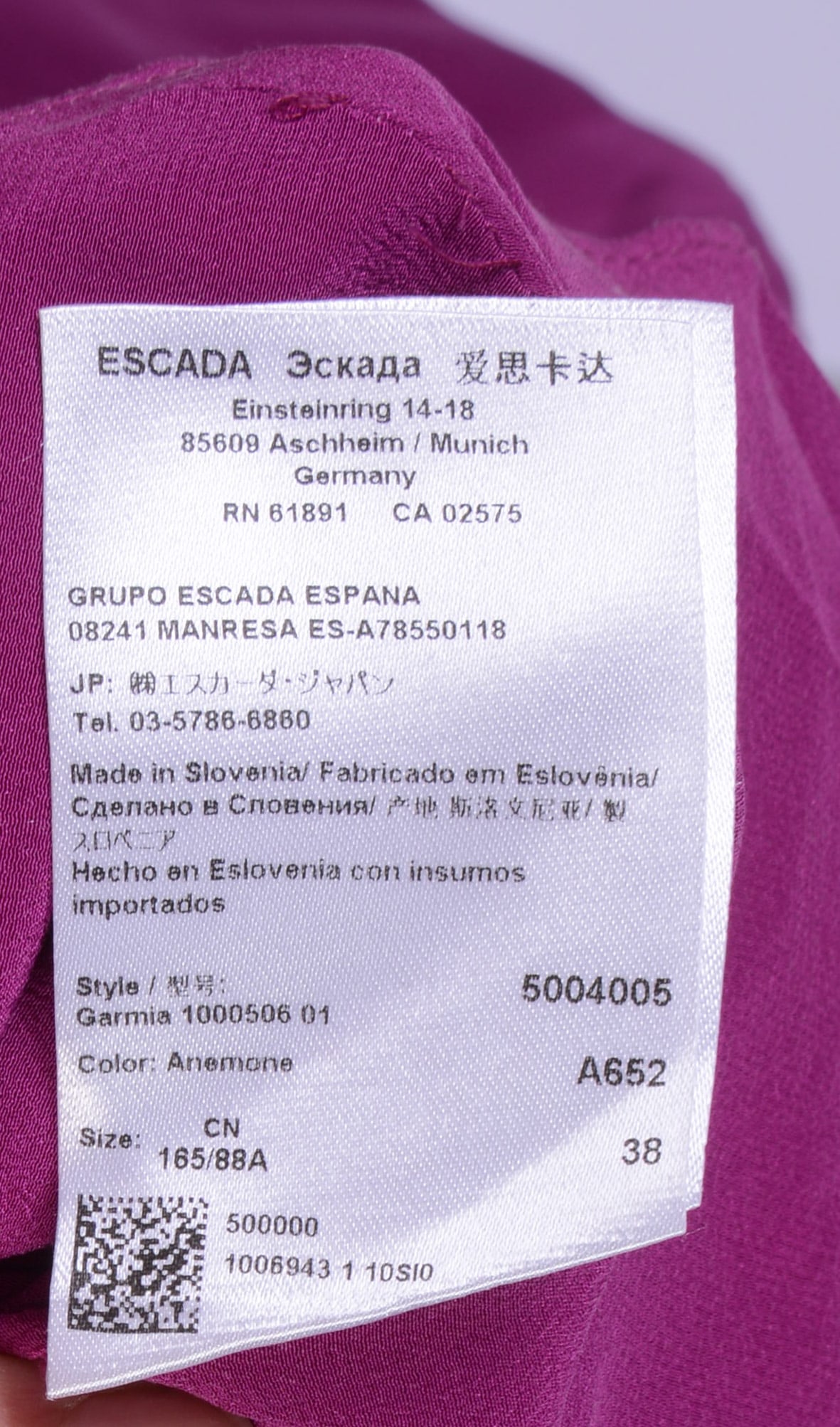Escada Purple Gown. - 8