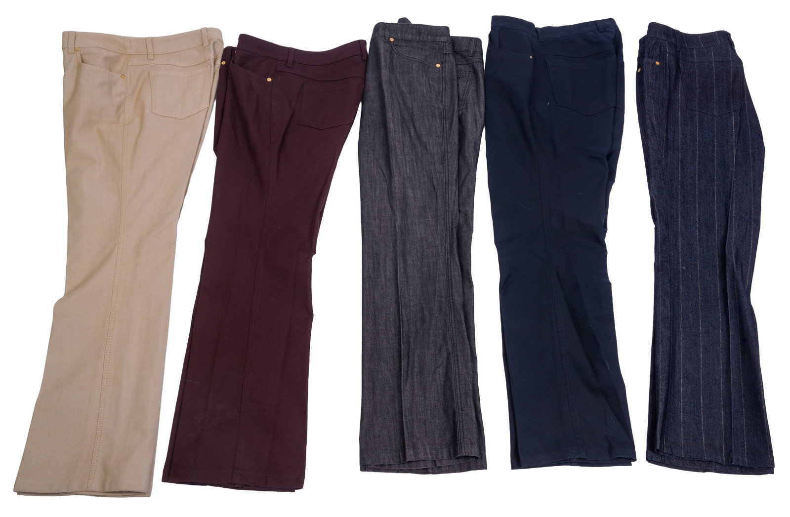 Four Pairs of Escada Pants.: Size 40. A few small stains. From the collection of Jane Morgan.