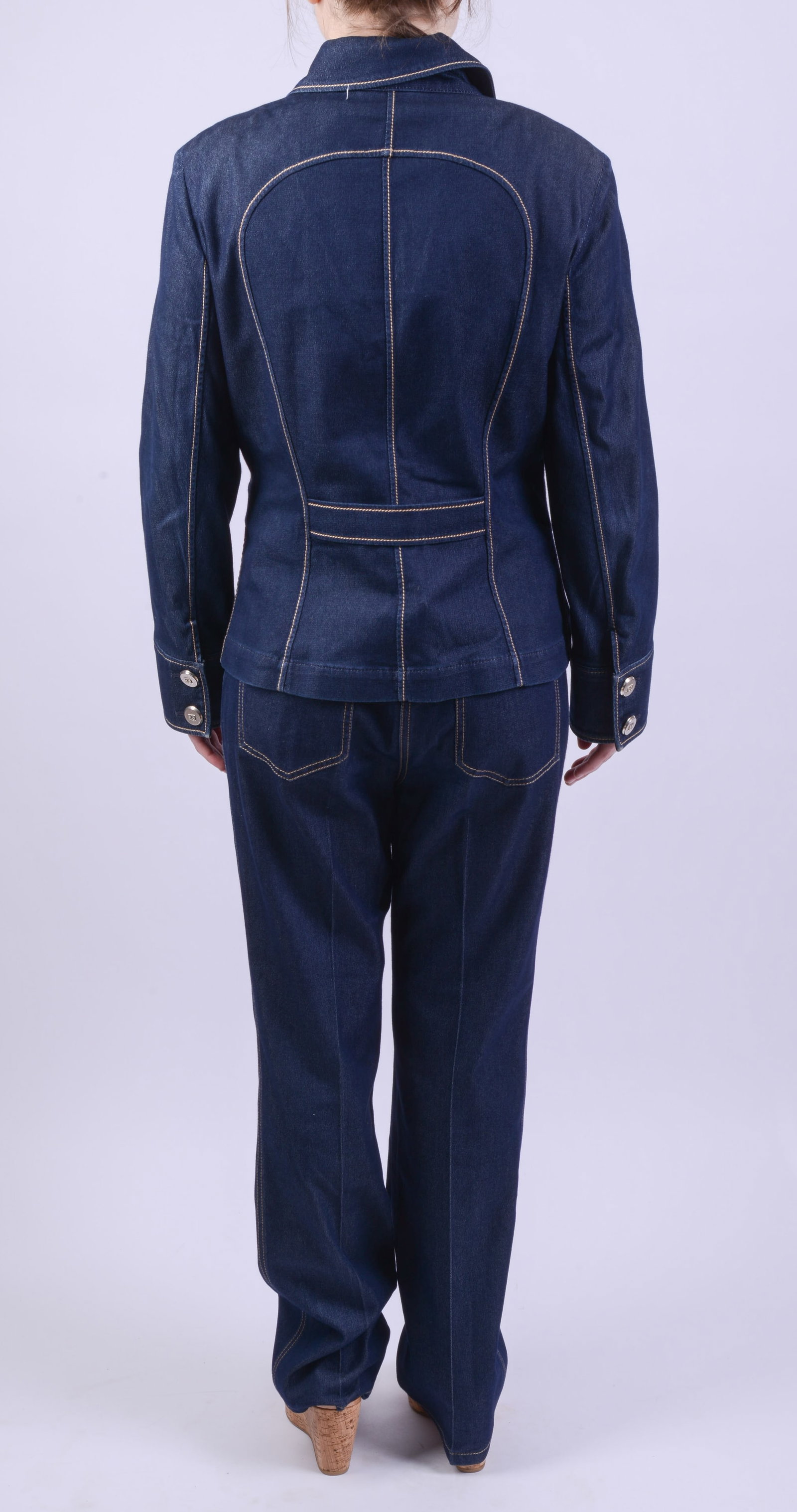 Escada Denim Jacket and Pants. - 3