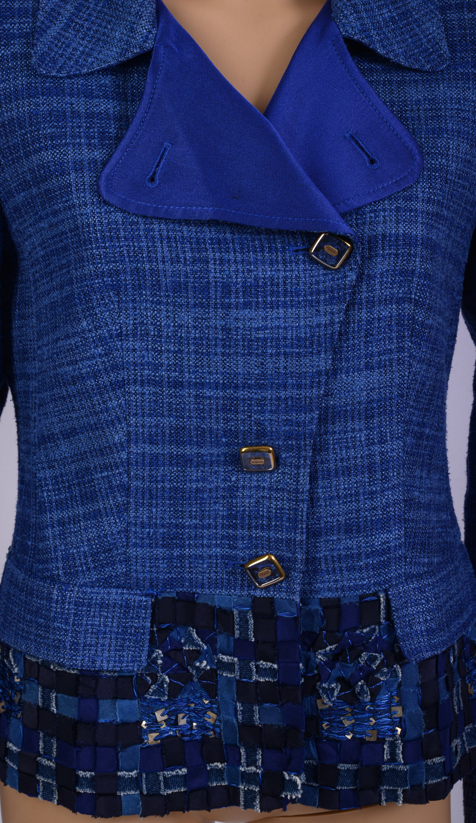 Escada Blazer in Blue. - 2