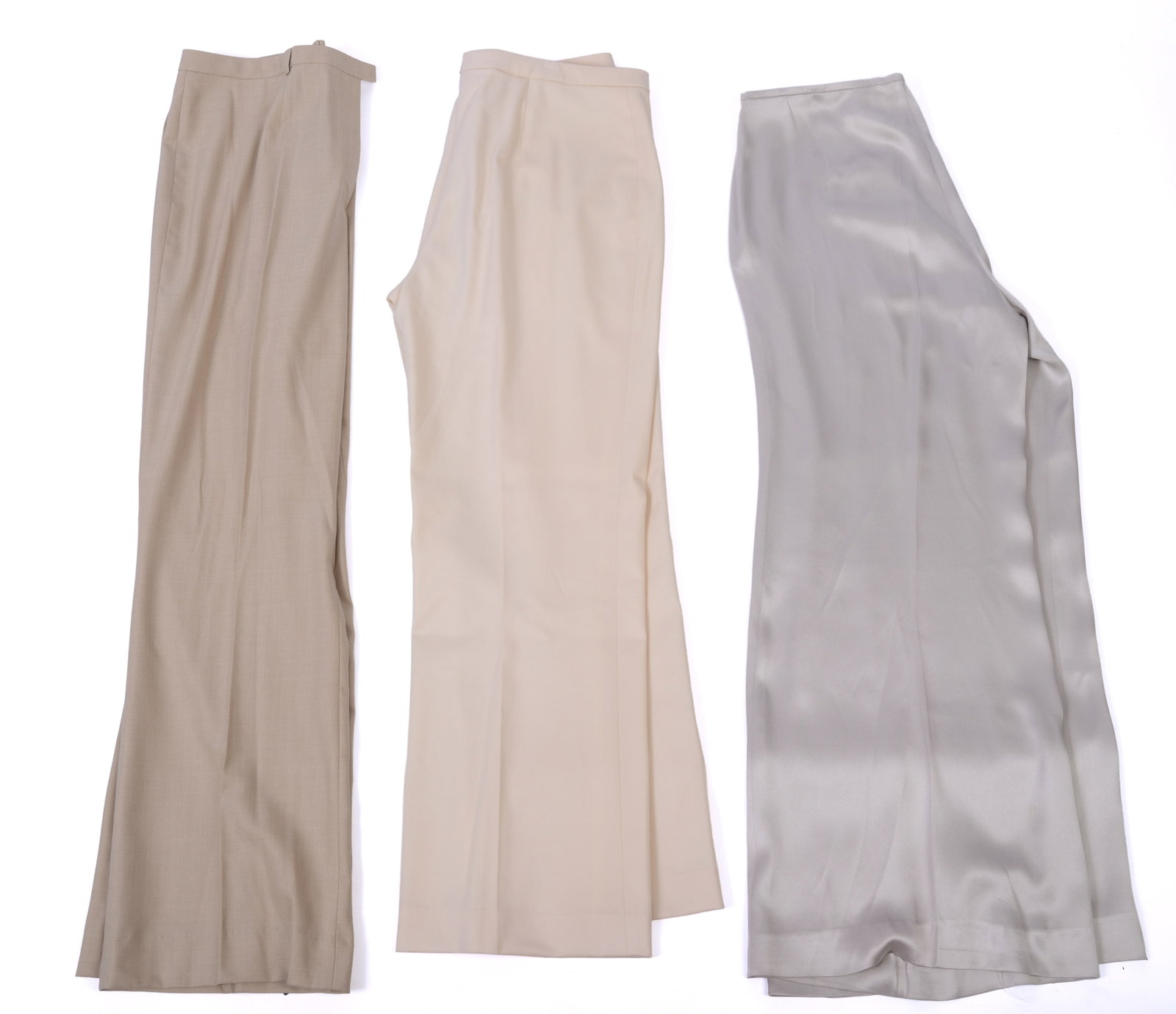 Three Pairs of Escada Pants.: Sizes 40 and 42. Good condition. From the collection of Jane Morgan.