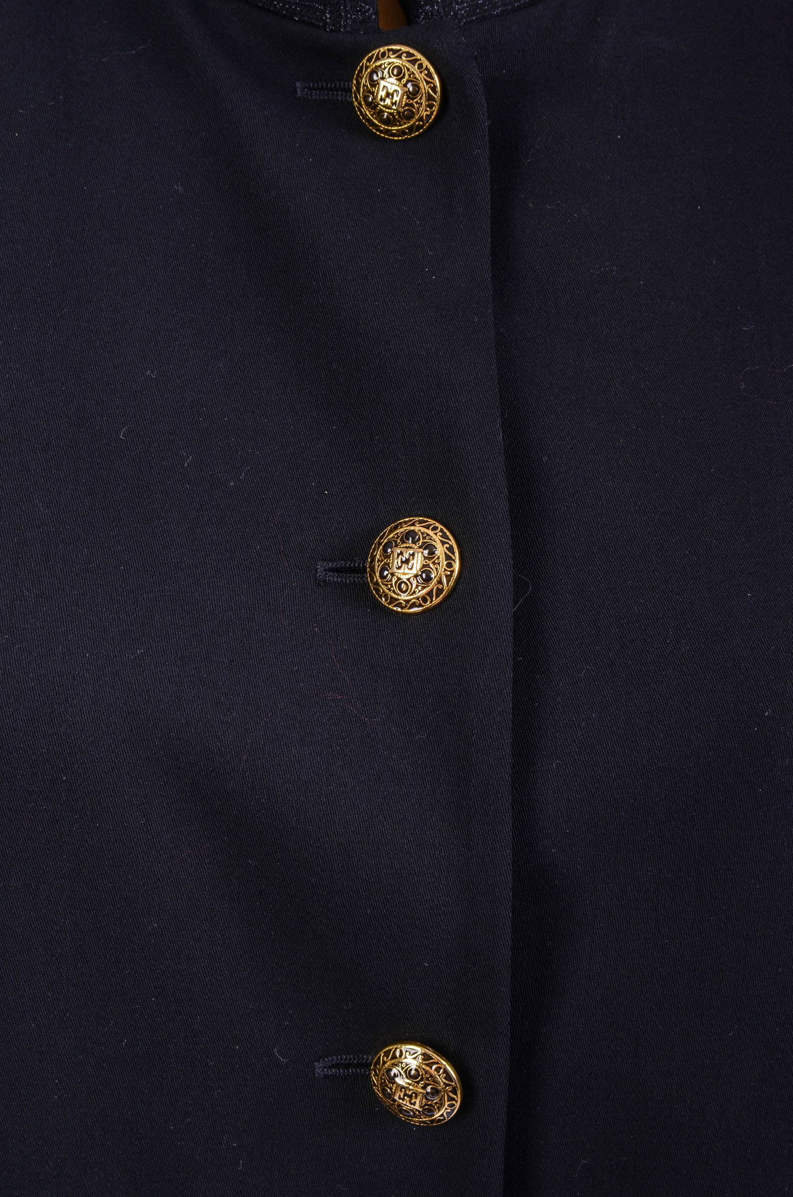 Escada Jacket in Navy. - 2