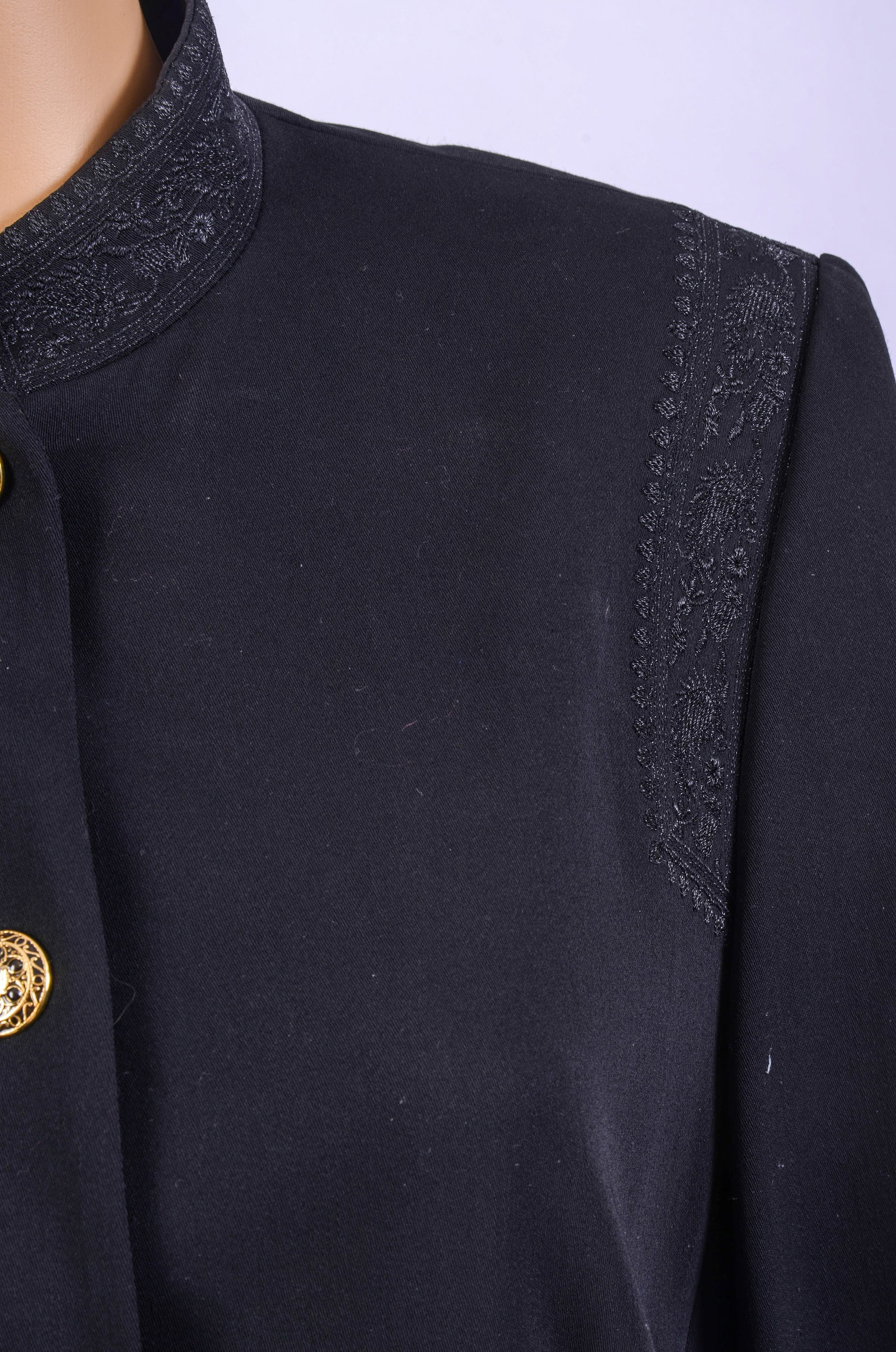 Escada Jacket in Navy. - 3