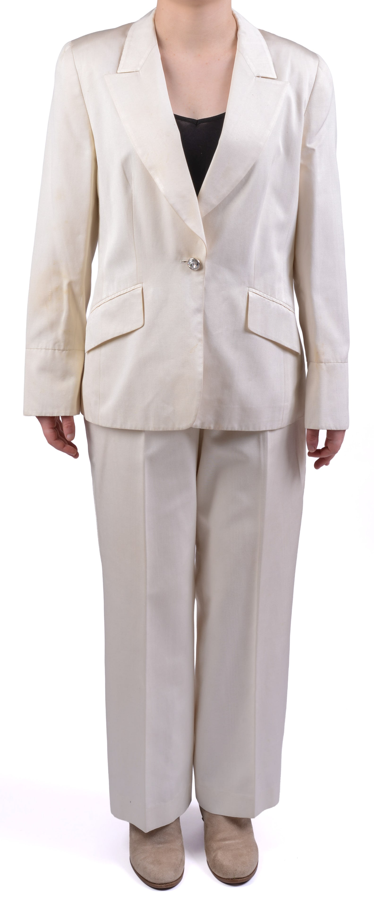 Escada Blazer and Pants in Ivory. (1 of 5)