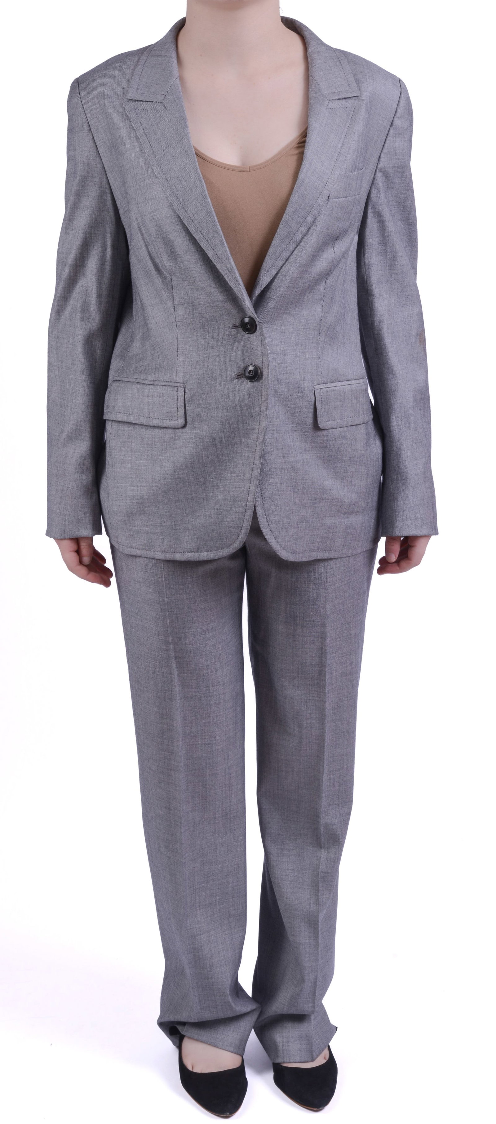 Escada Gray Blazer and Pants. (1 of 5)