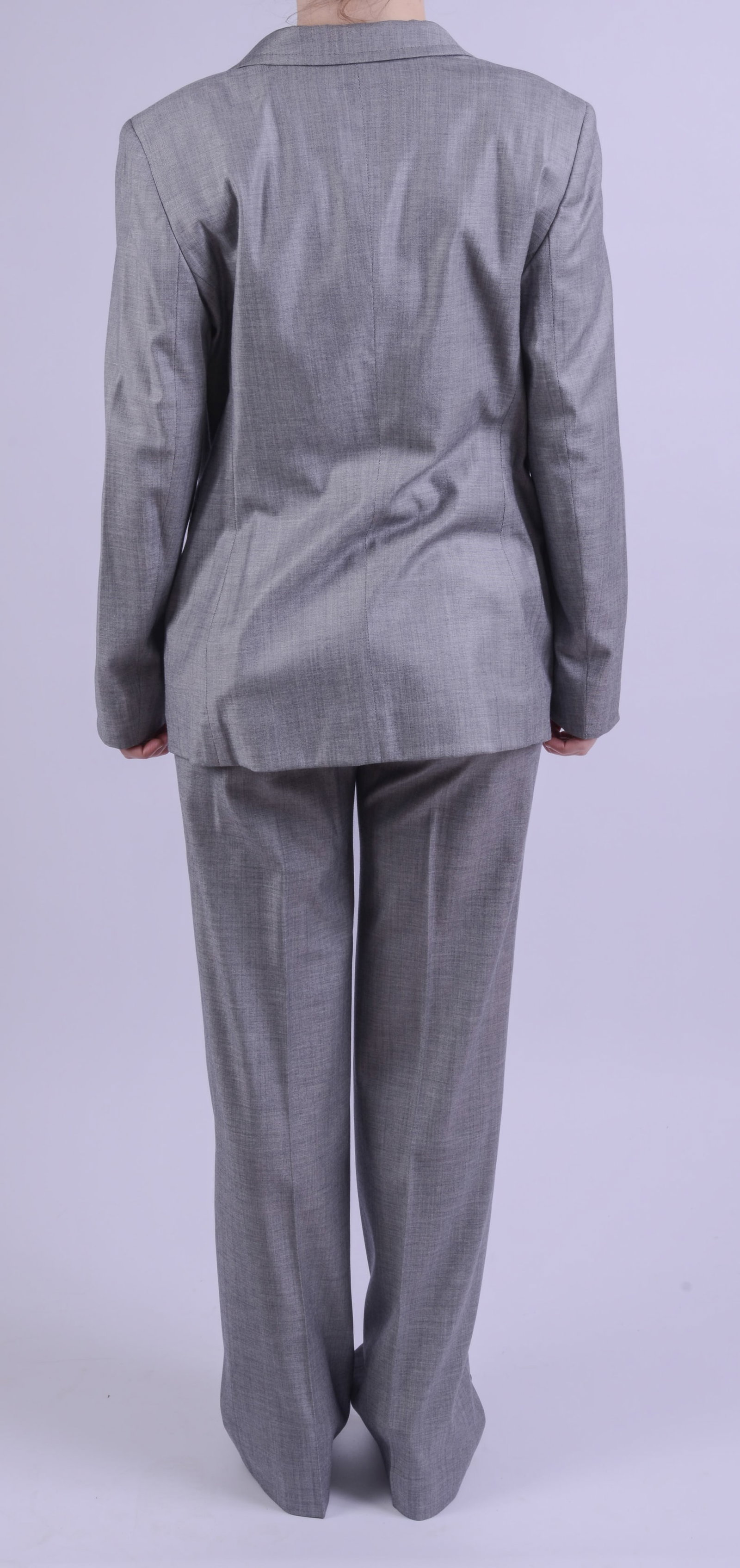 Escada Gray Blazer and Pants. - 3