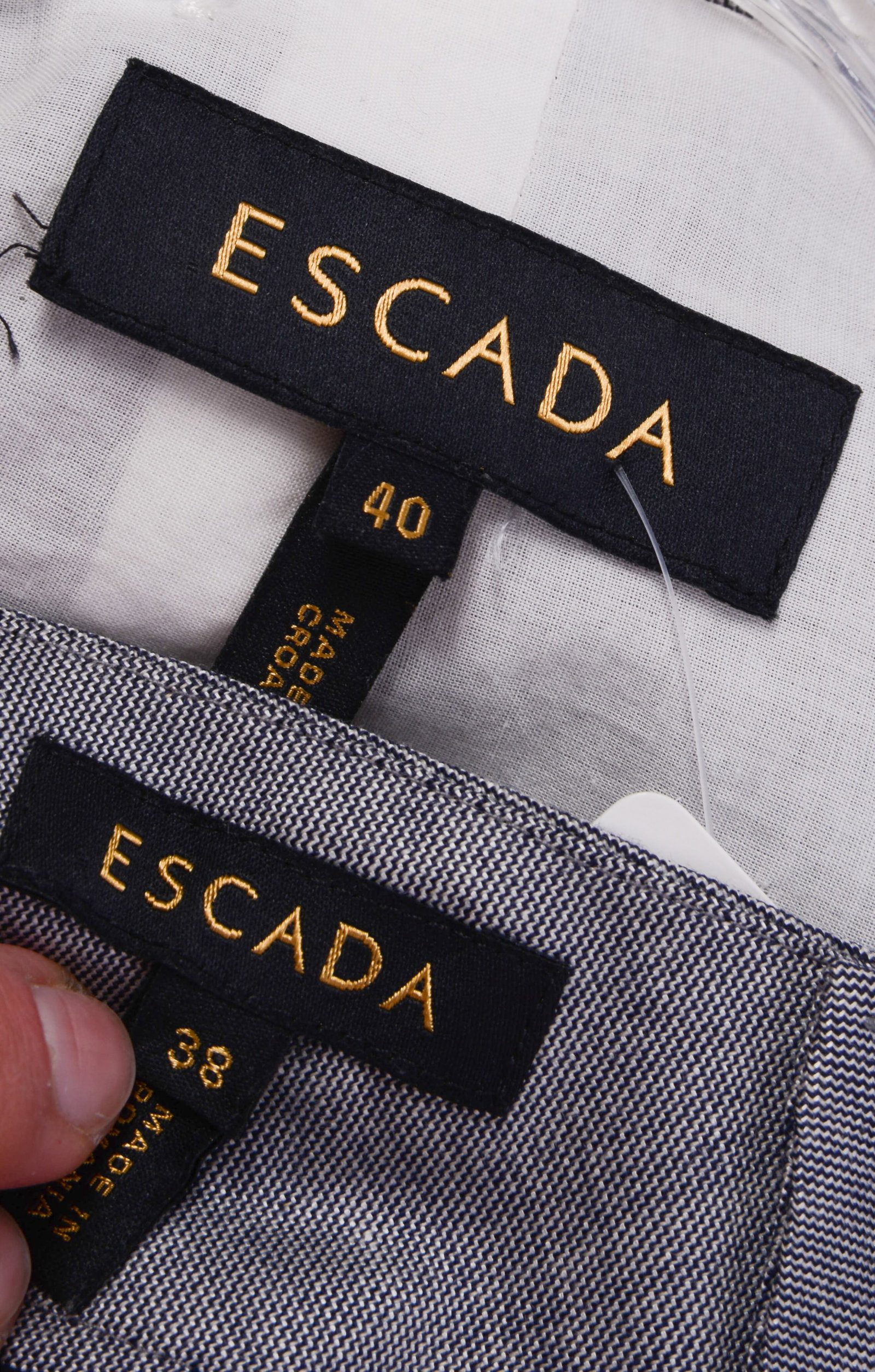 Escada Gray Blazer and Pants. - 4
