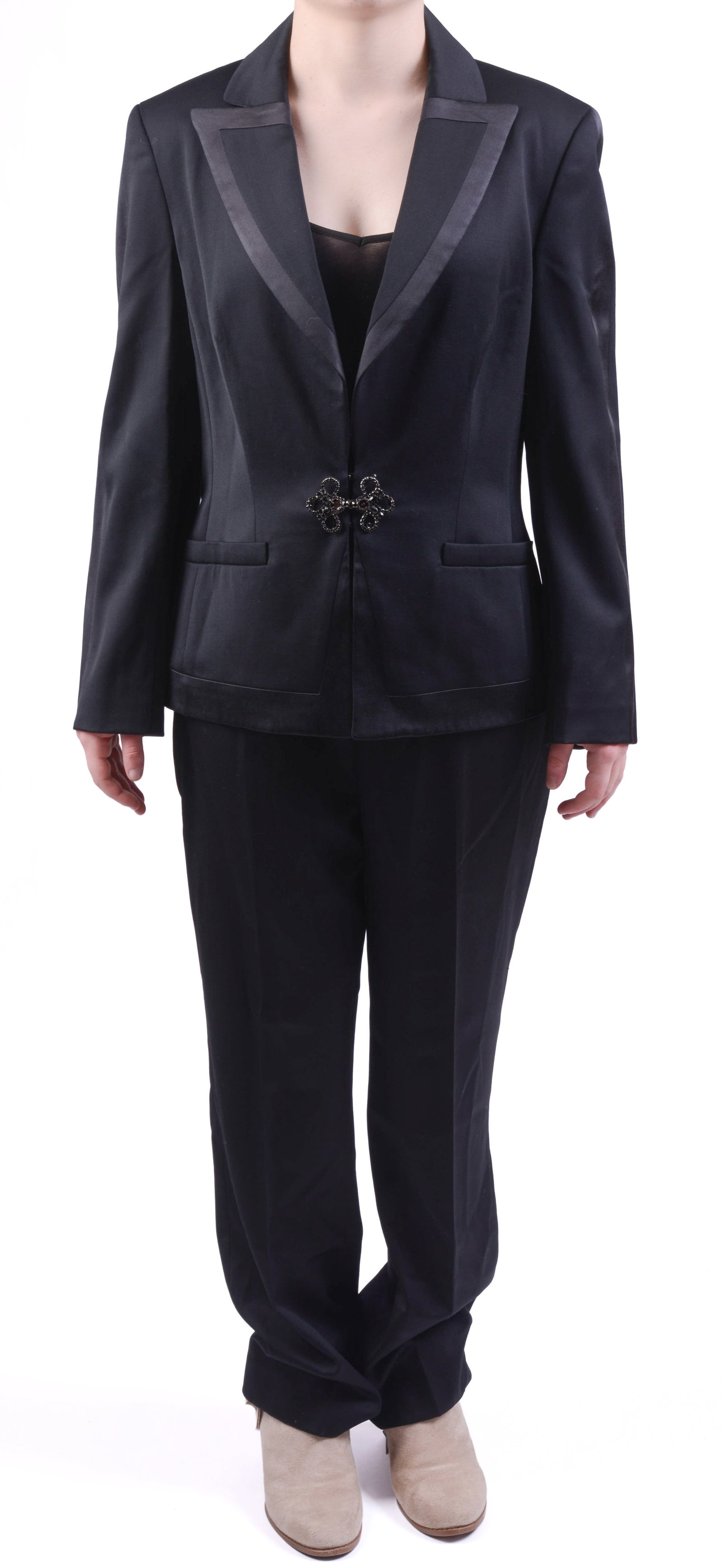 Escada Pants and Blazer with Decorative Clasp. (1 of 6)