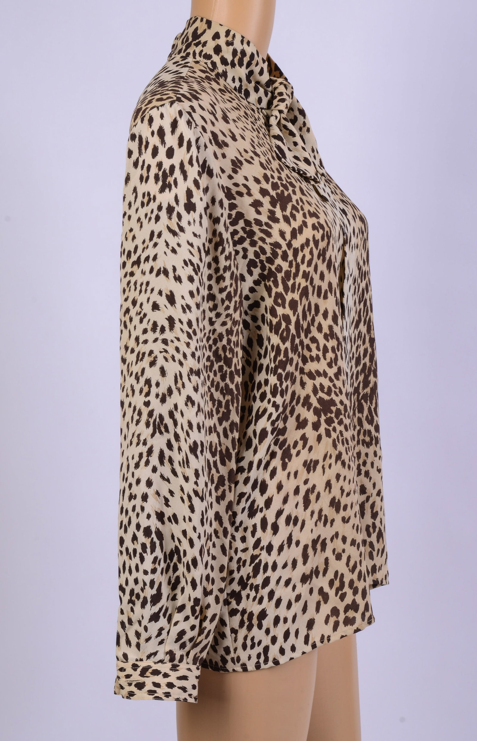 Valentino Leopard Print Silk Blouse. - 2