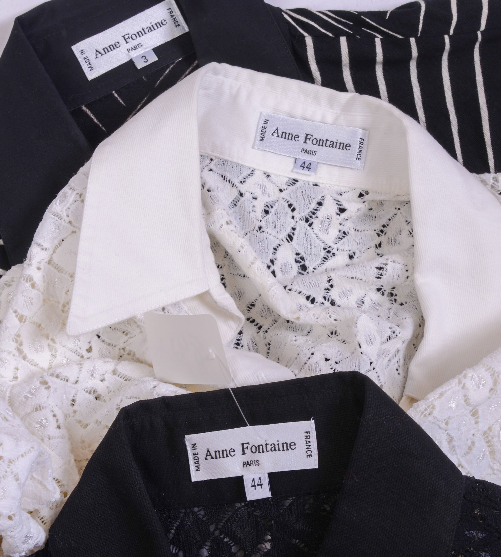 Three Anne Fontaine Blouses. - 3